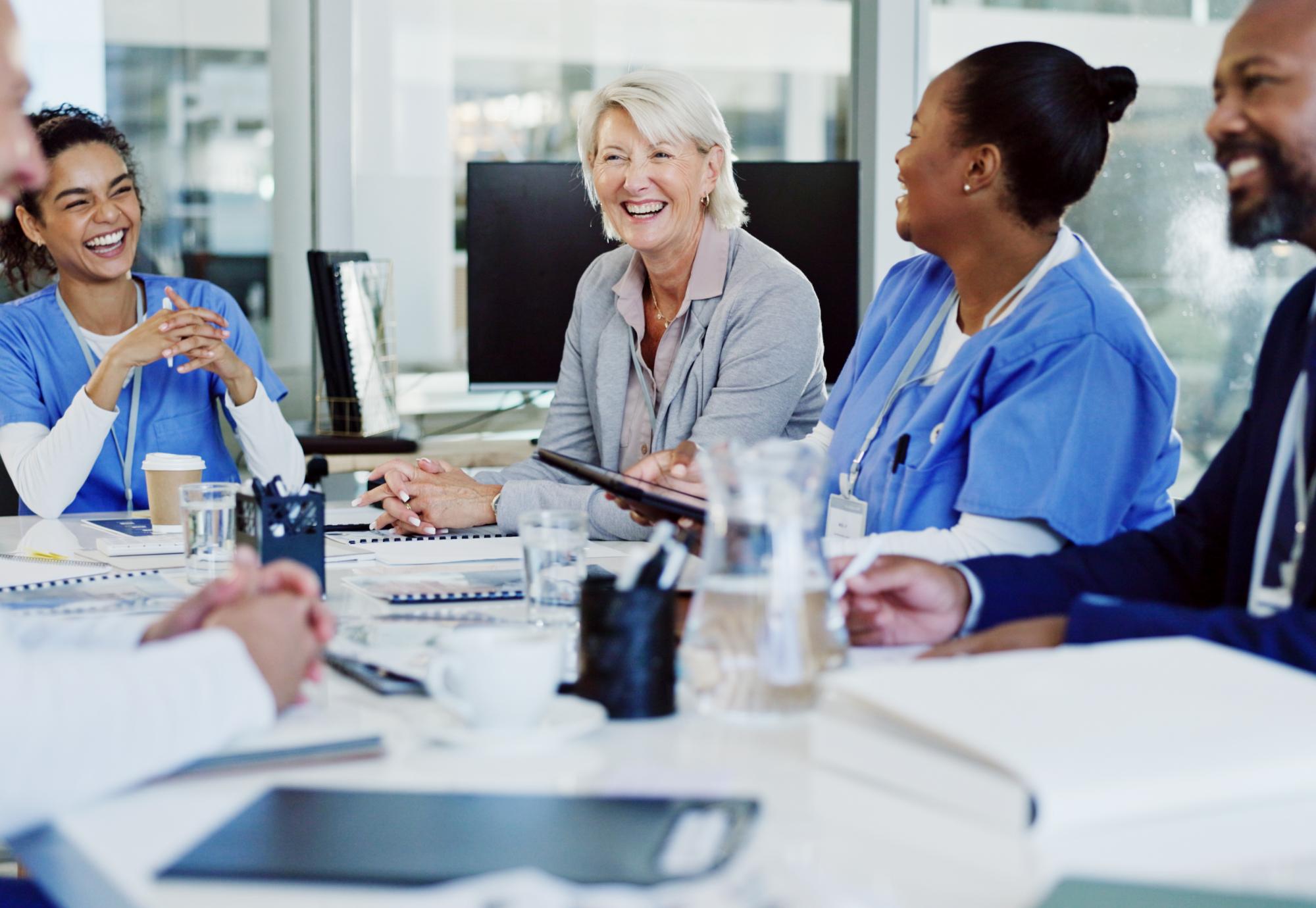 Health Team Talking