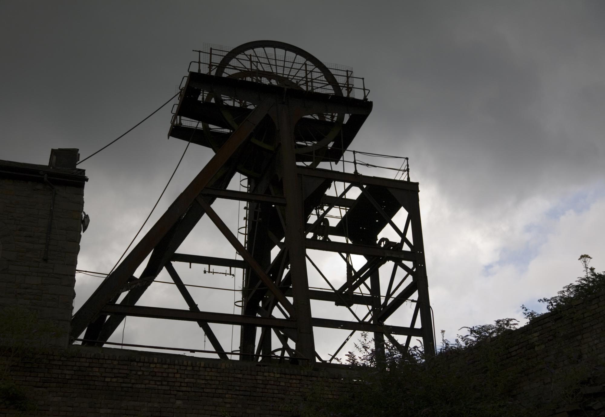 Disused Welsh coal mine