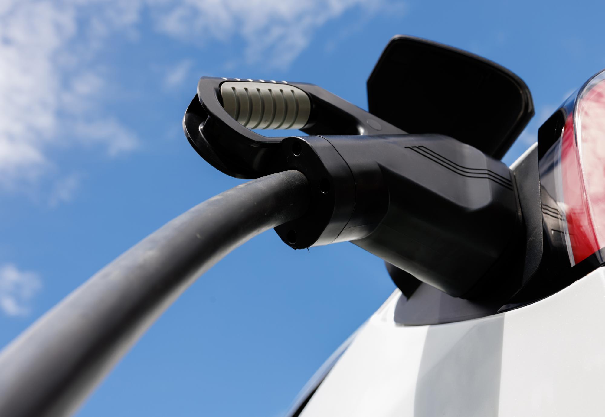 Image of an EV charger
