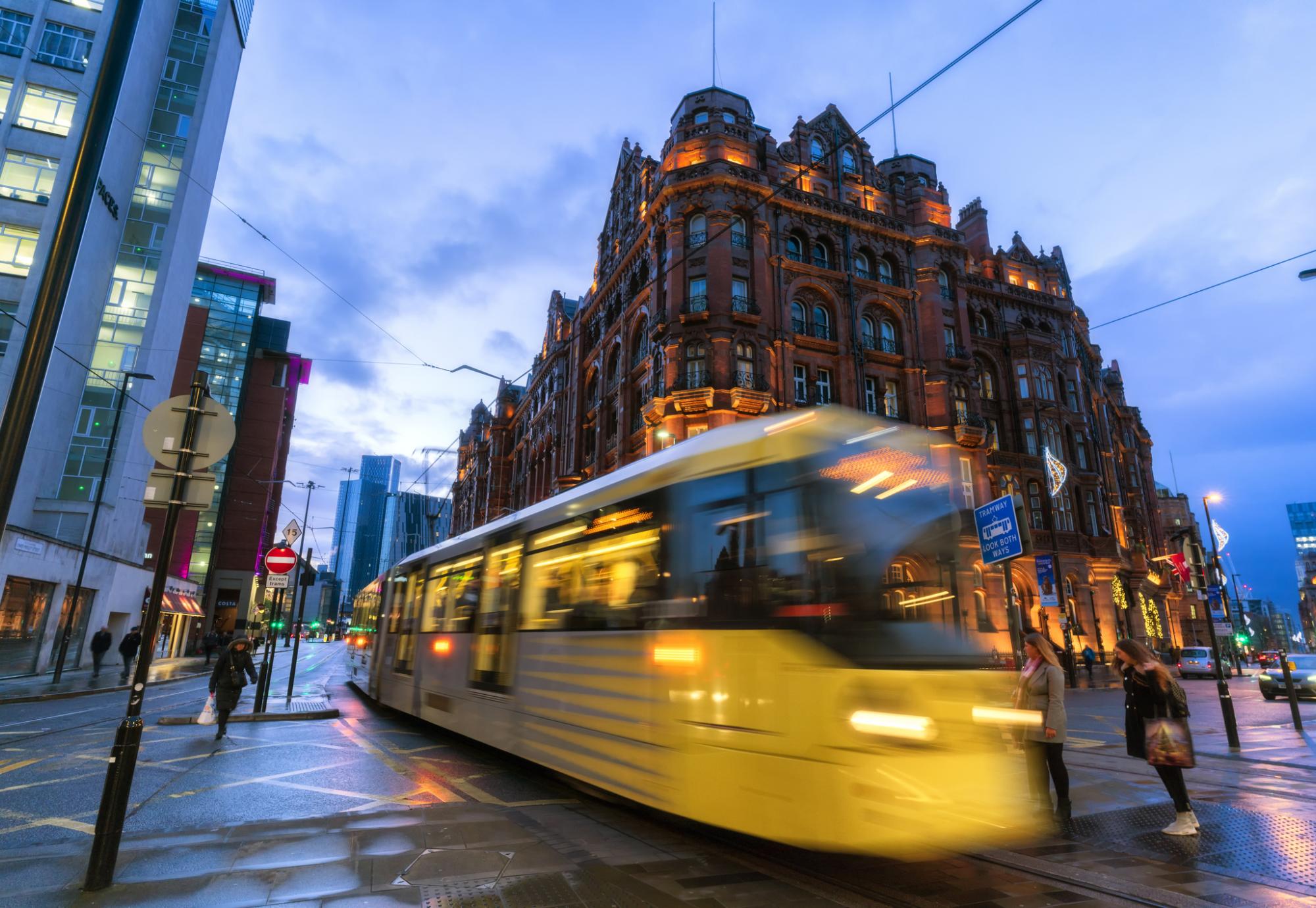 Tram in Manchester