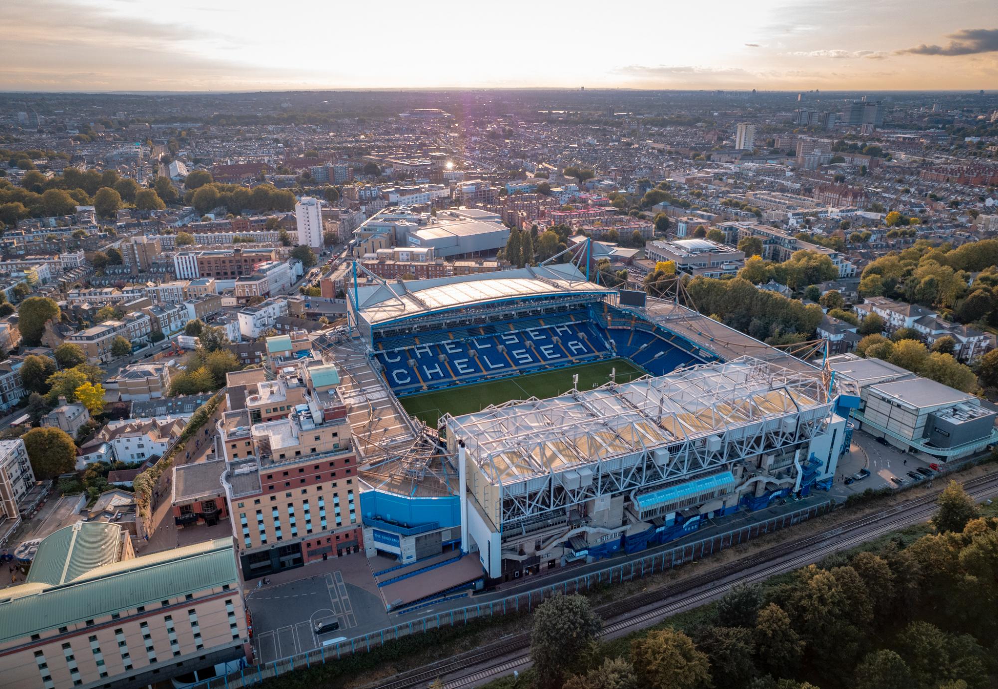 Stamford Bridge football stadium, London