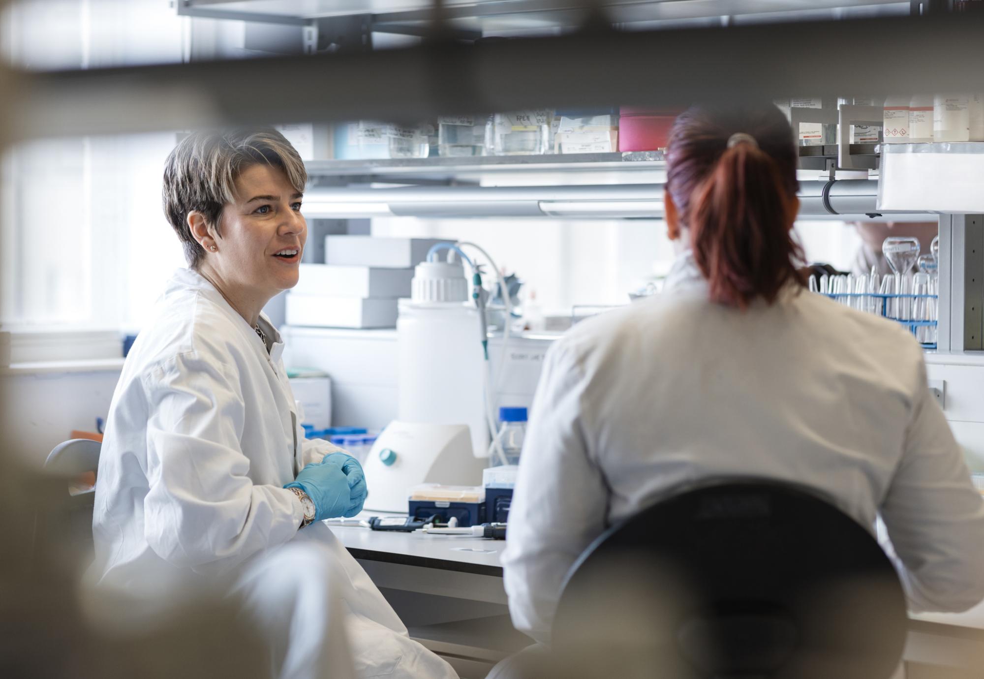 Two researchers