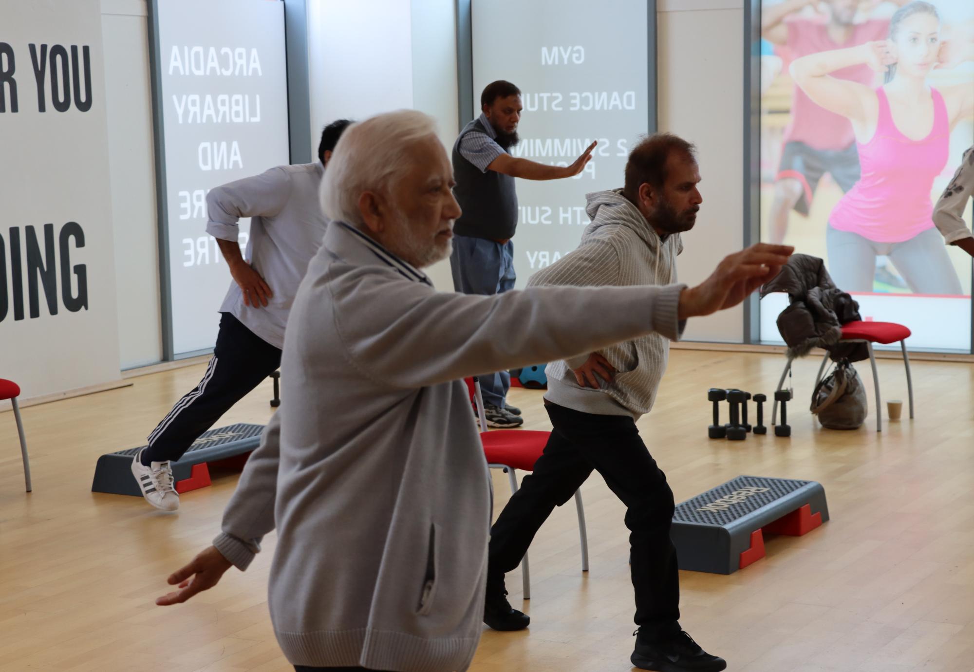Man doing exercise