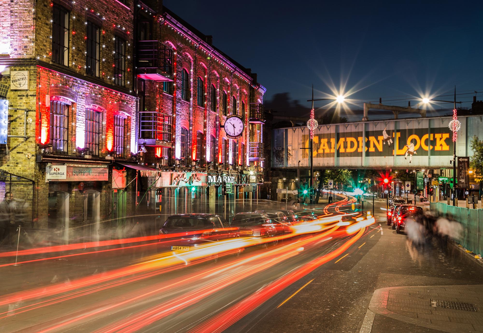 Camden Lock at Night