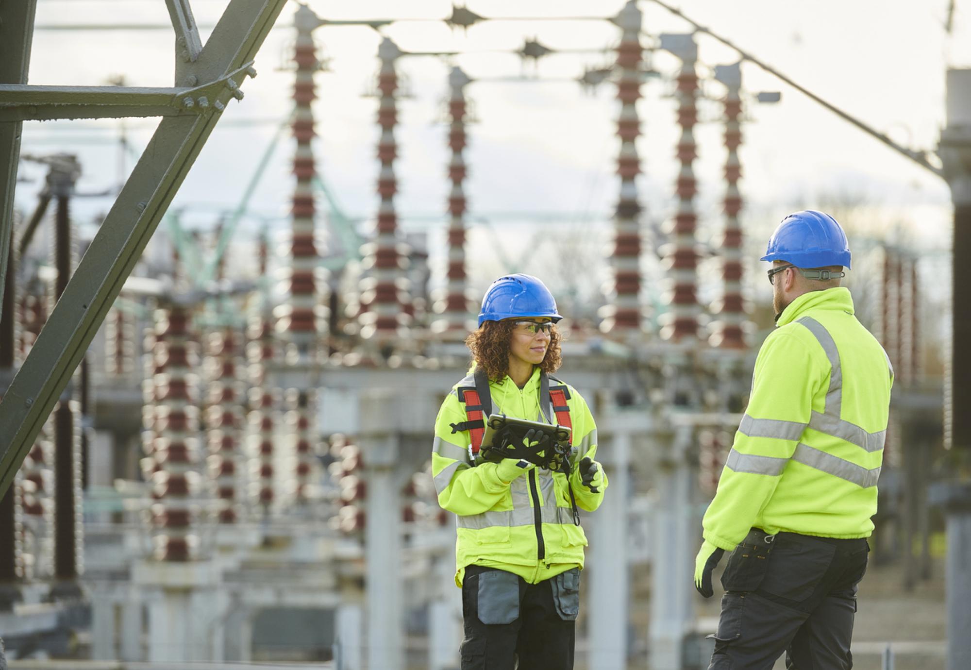 UK energy substation