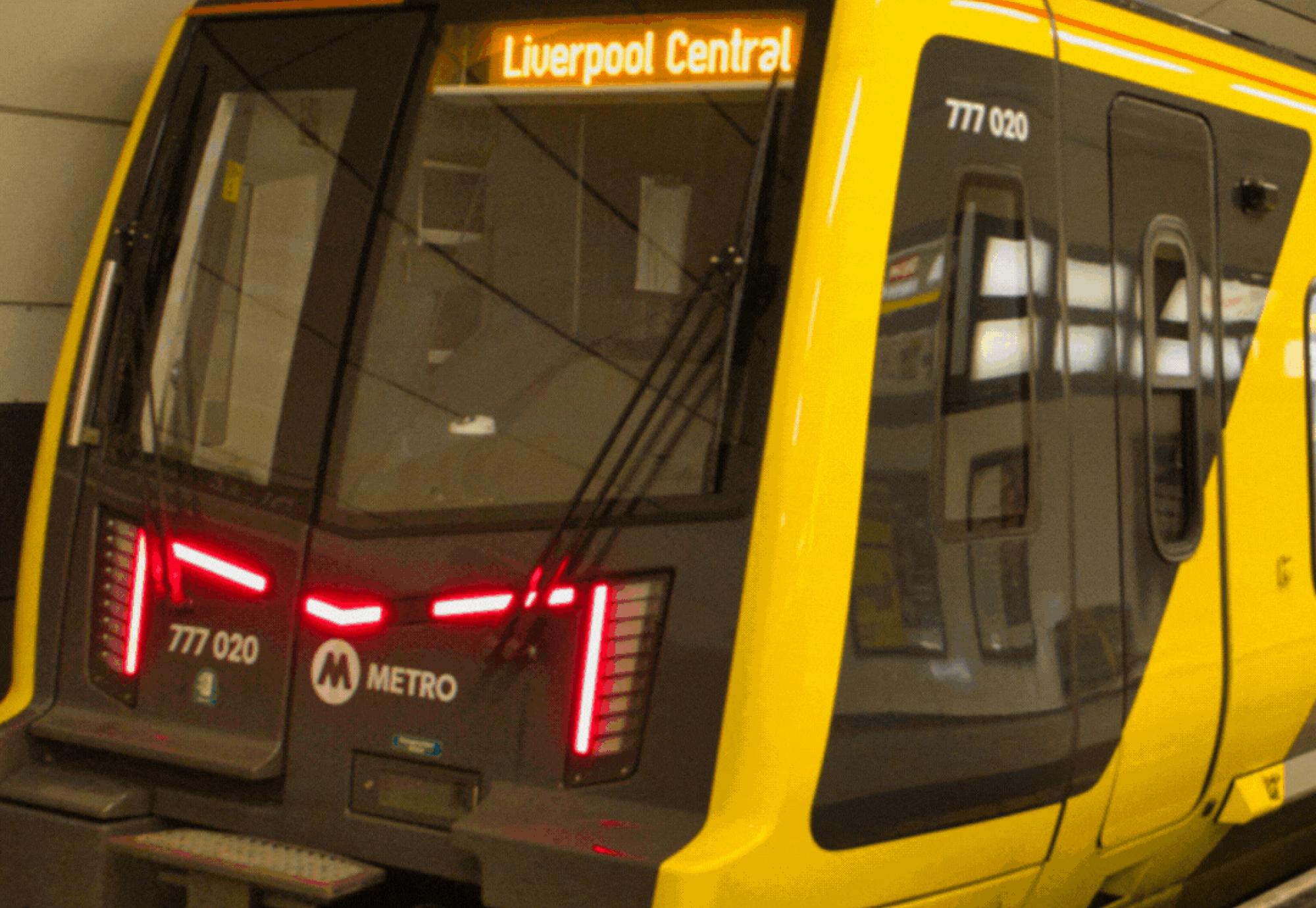 Merseyrail Train at Station