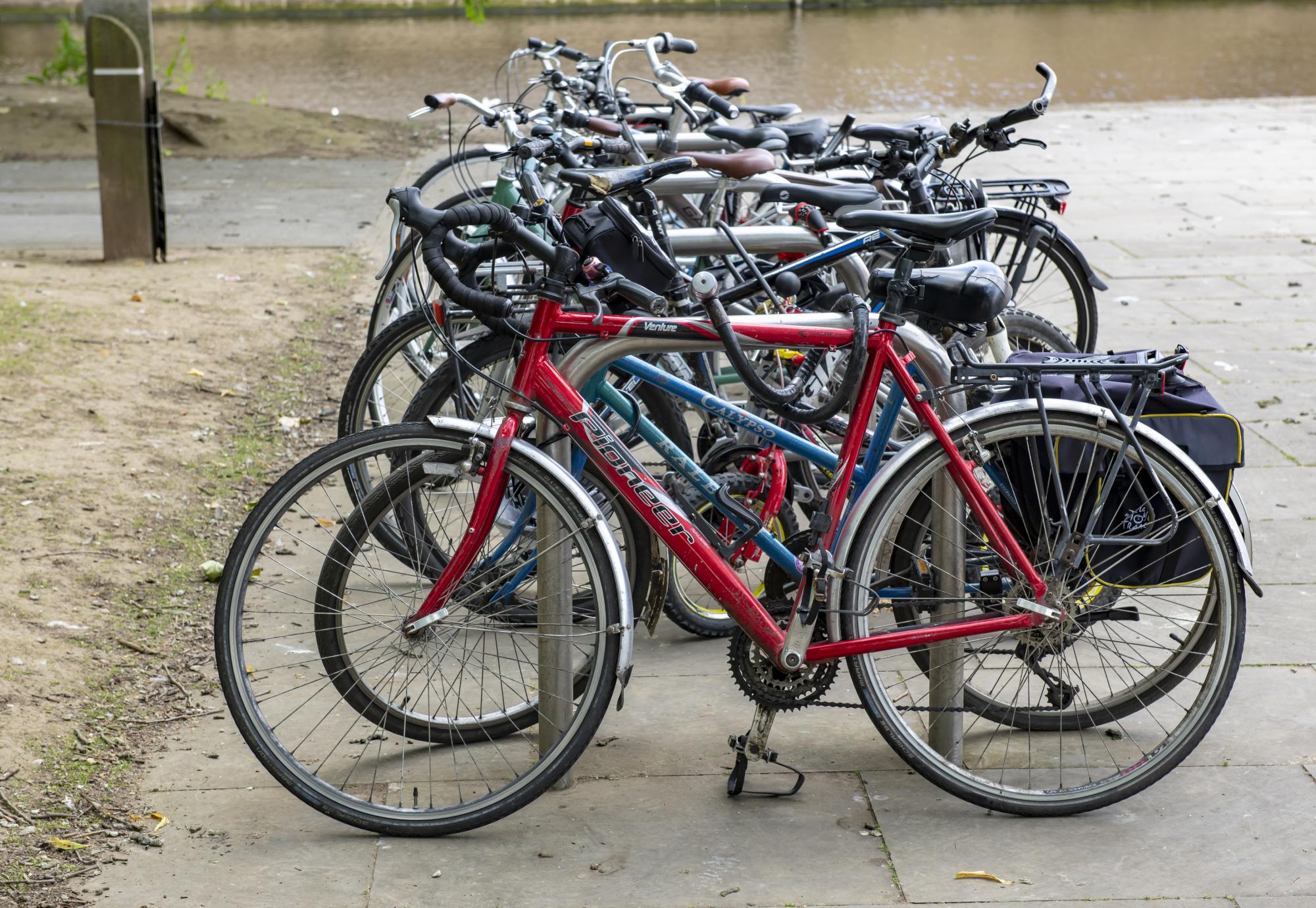 Bikes parked in York