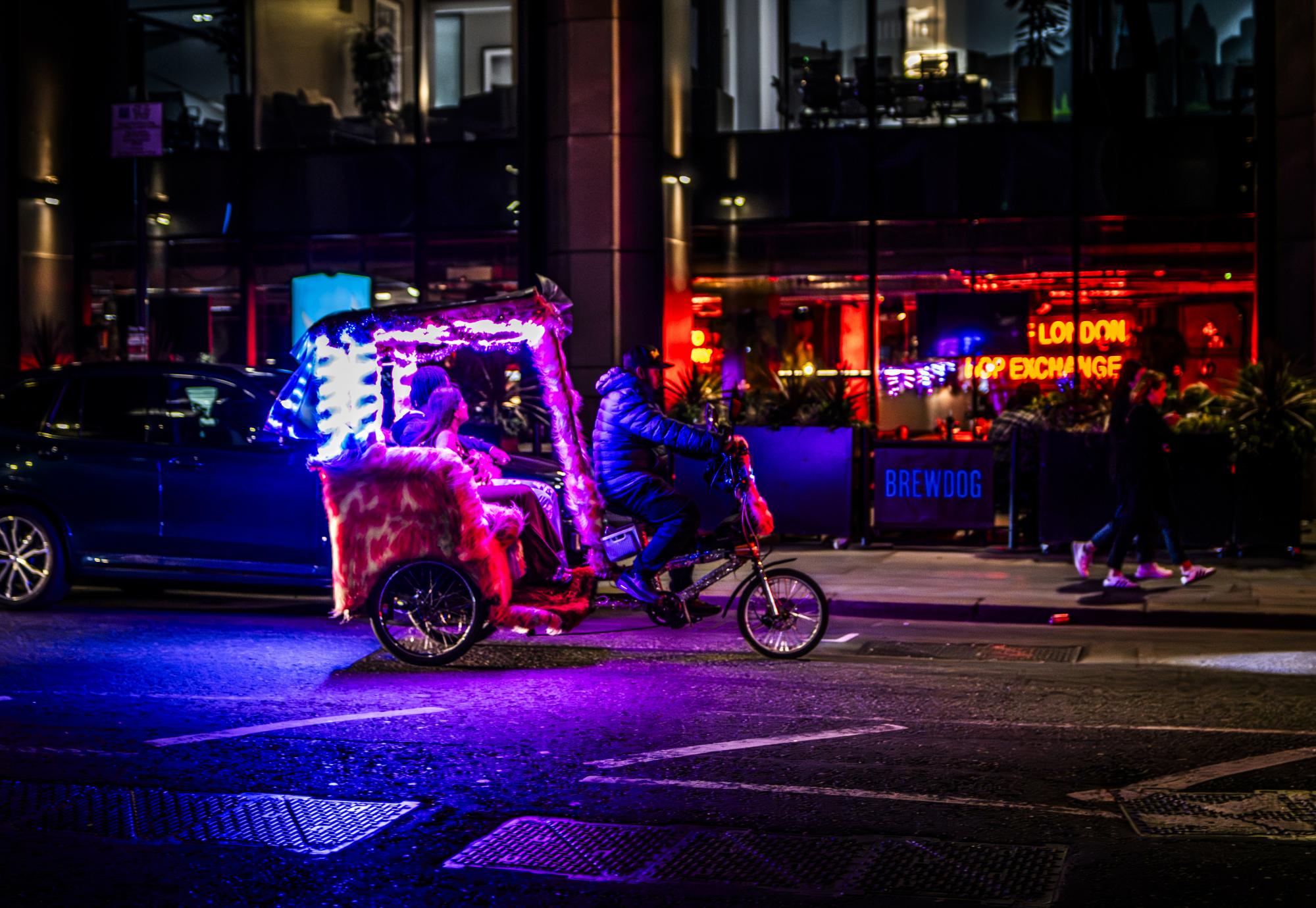 Pedicab in London