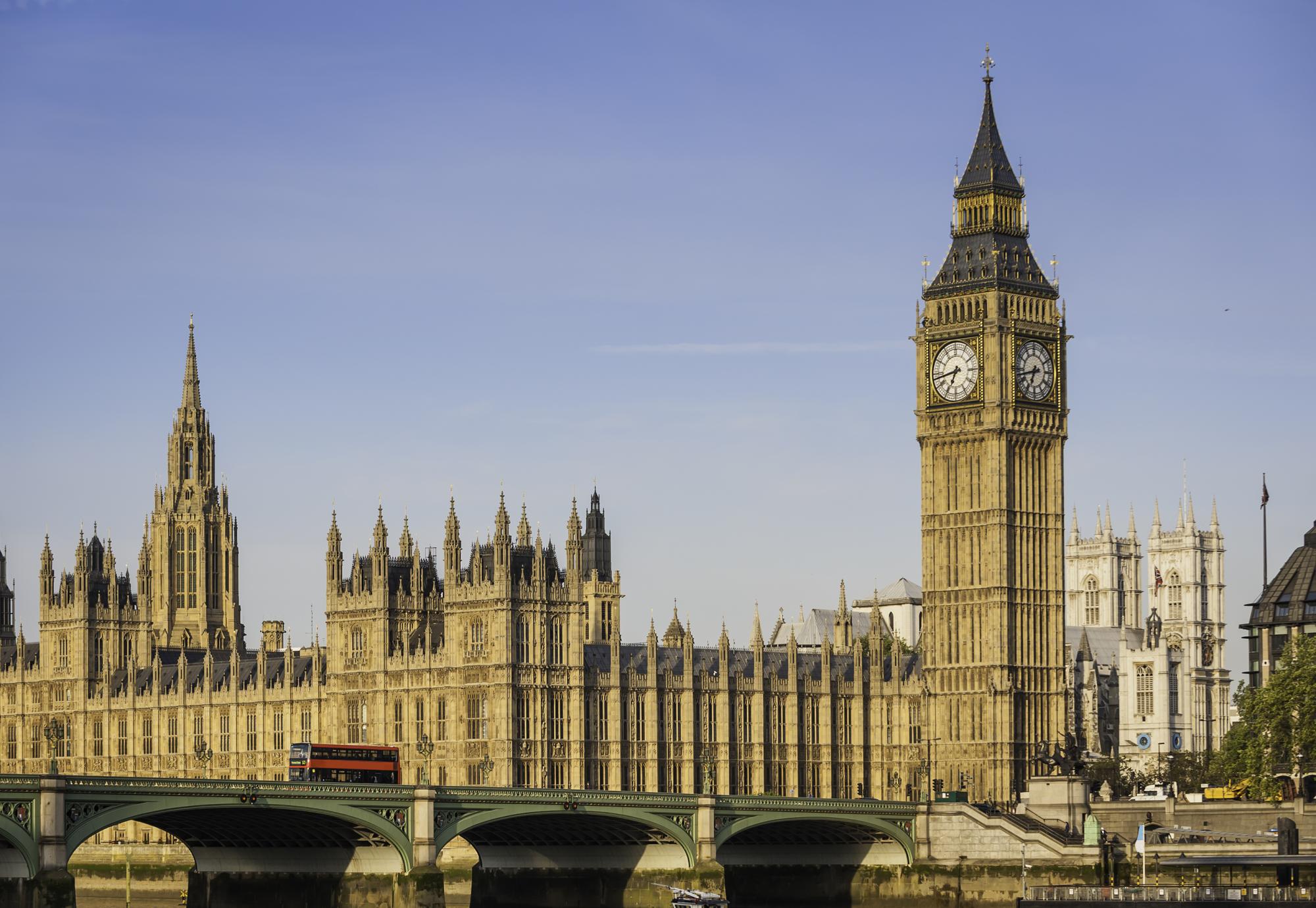 Houses of Parliament on a sunny day
