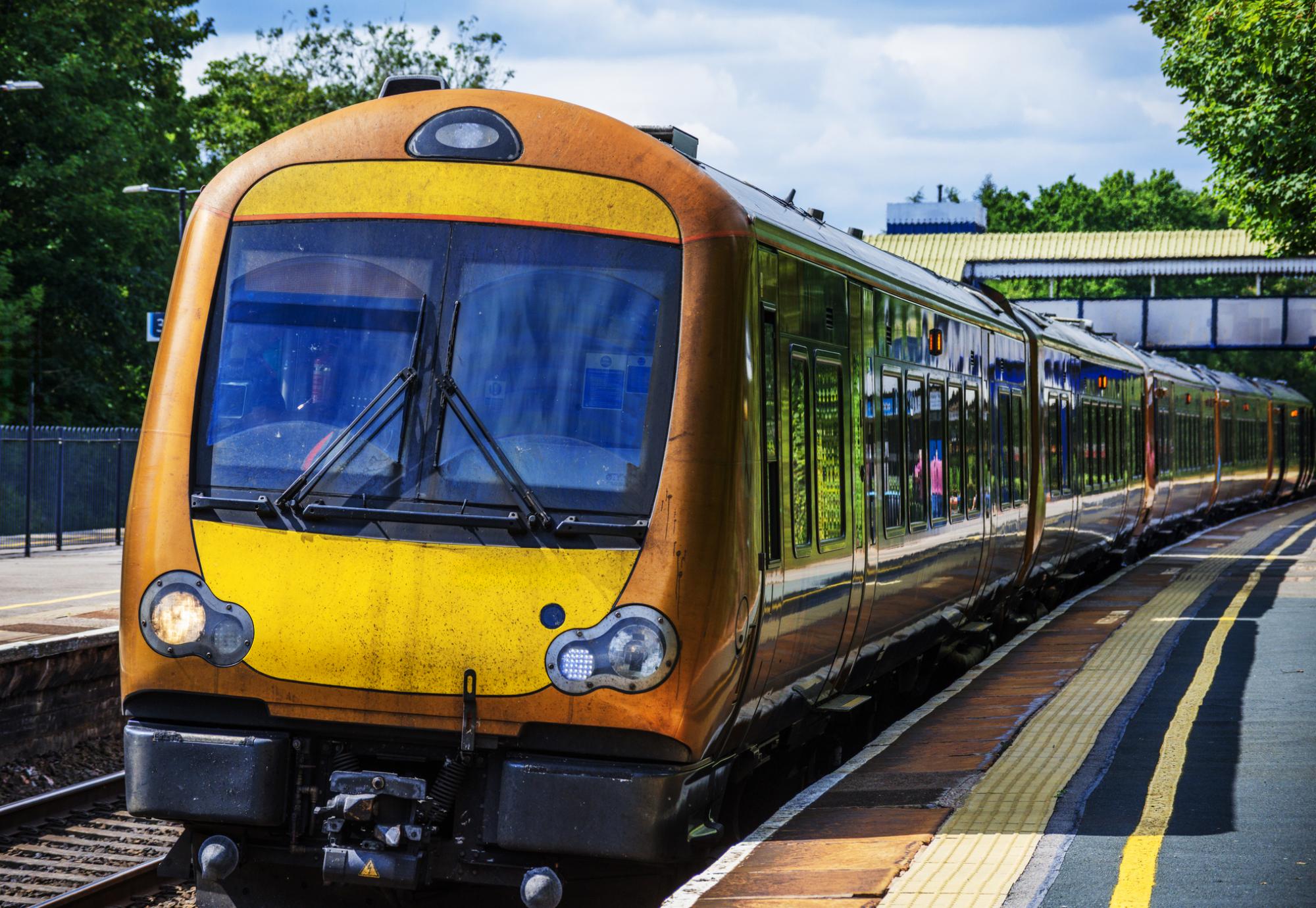 Train in the countryside