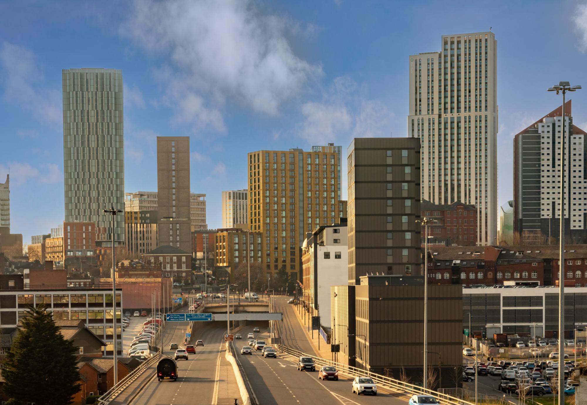 Leeds on a sunny day