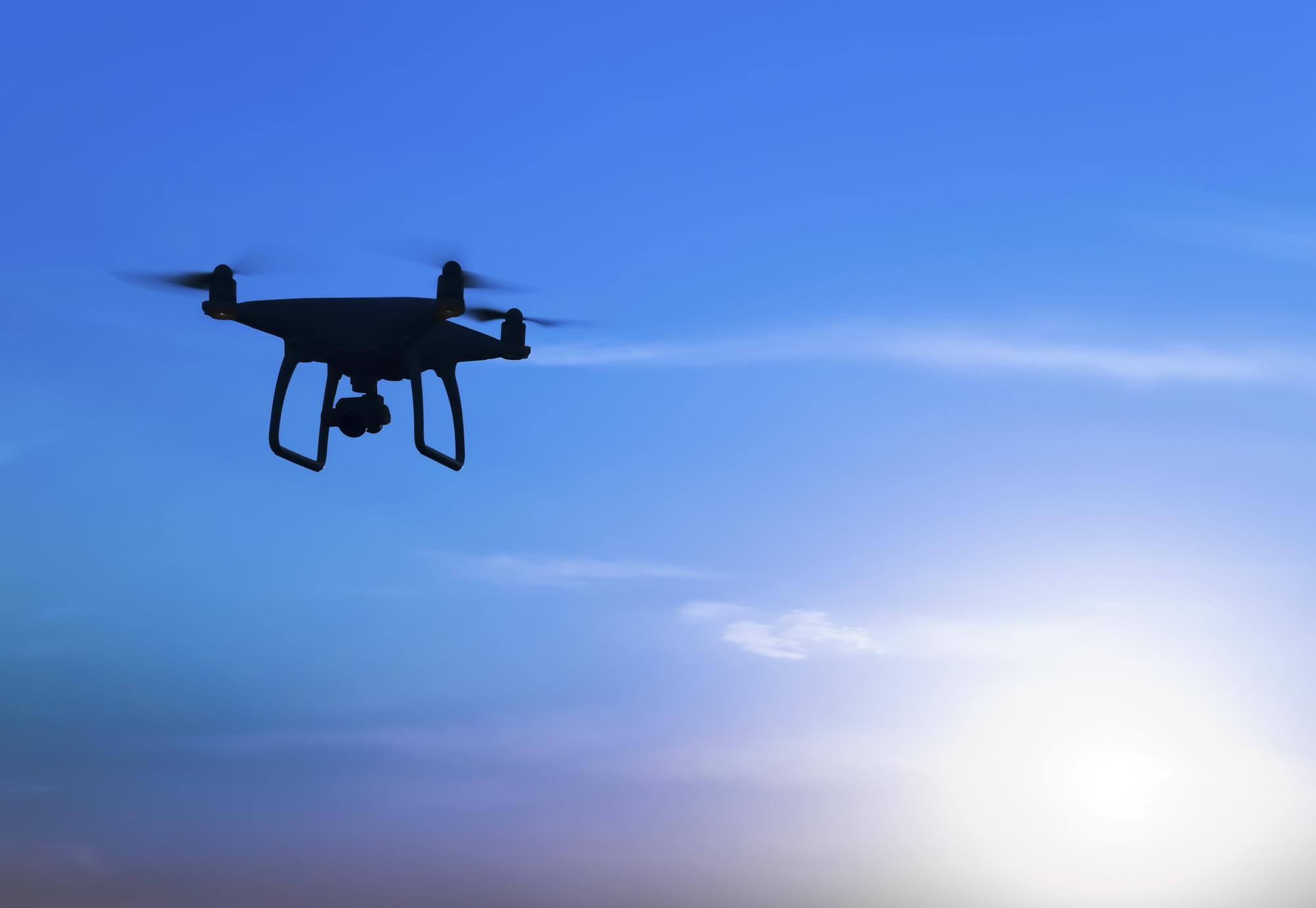 Drone in the air