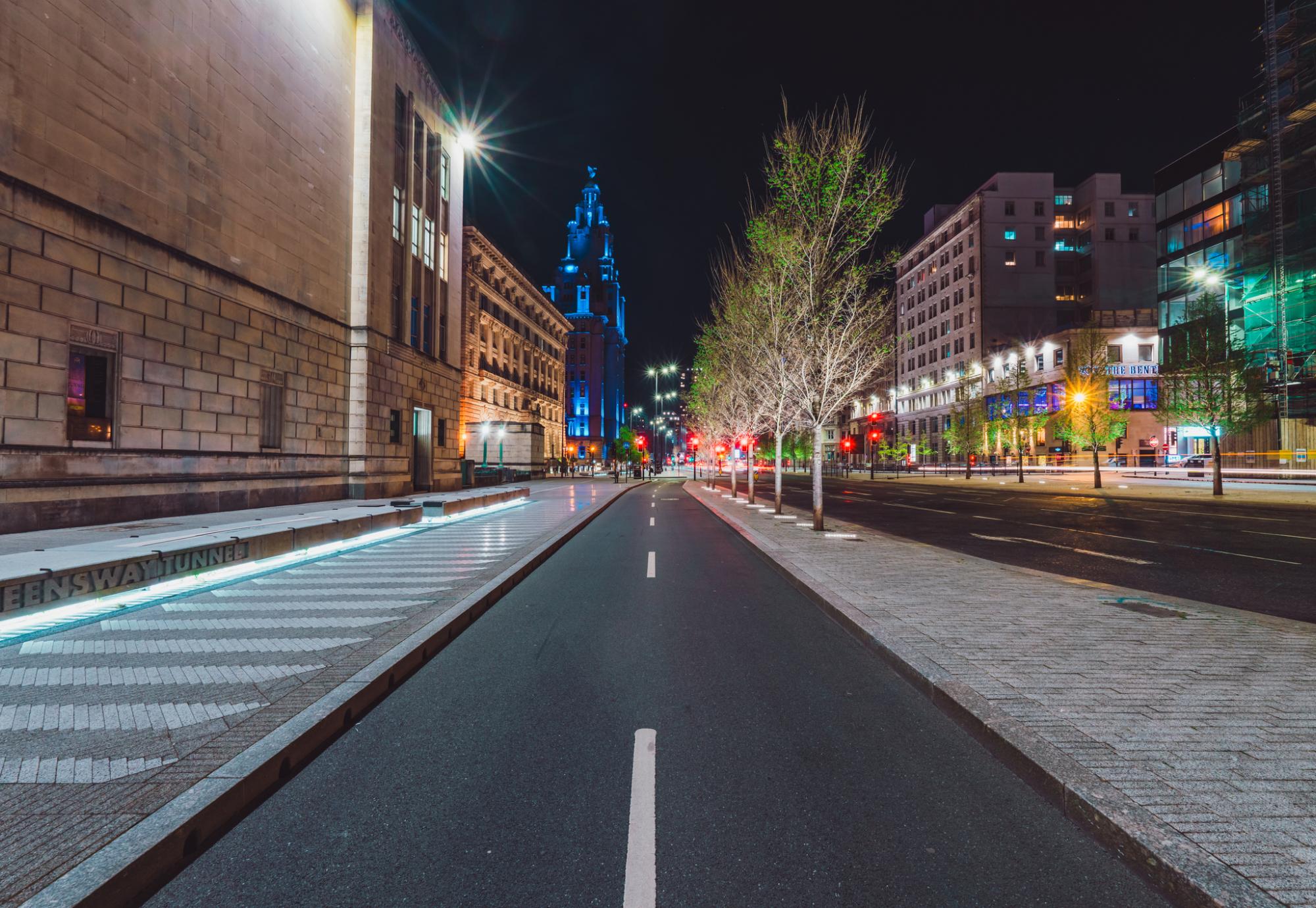Road in Liverpool