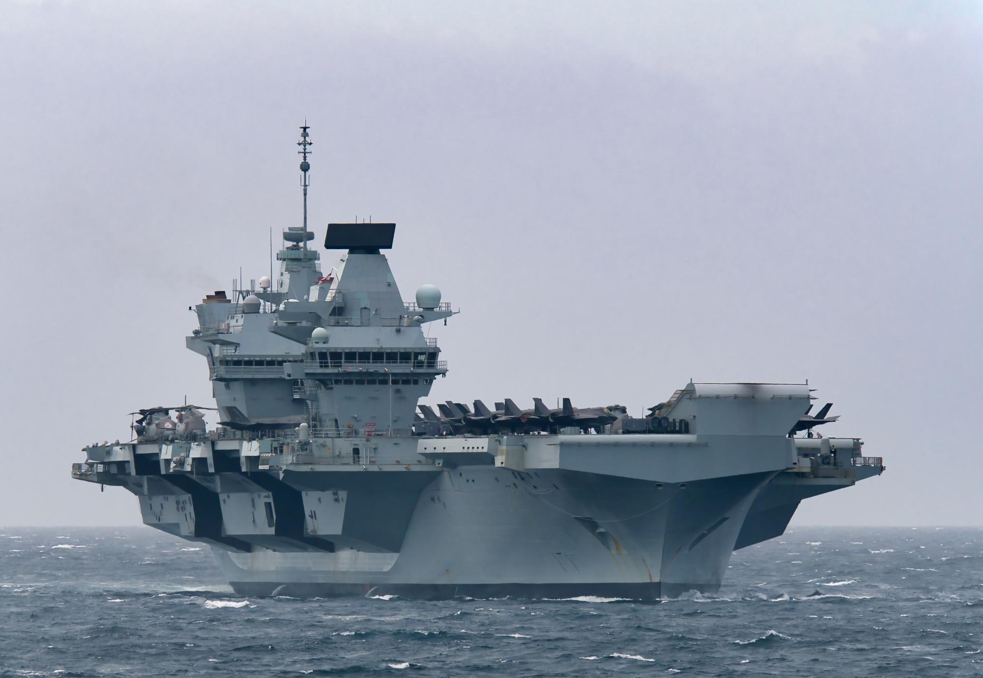 Royal Navy aircraft carrier