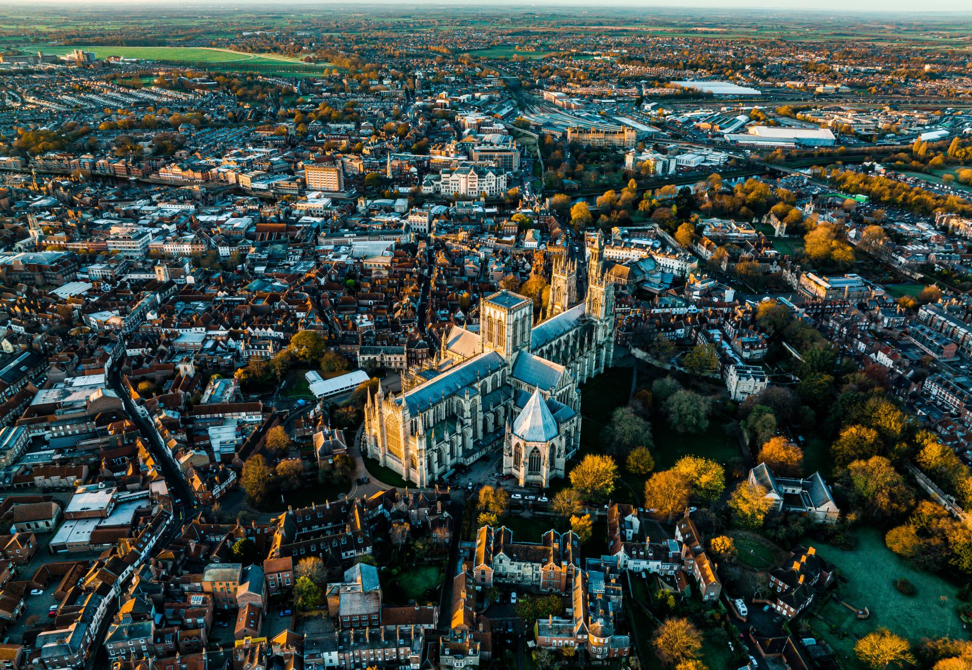York from above