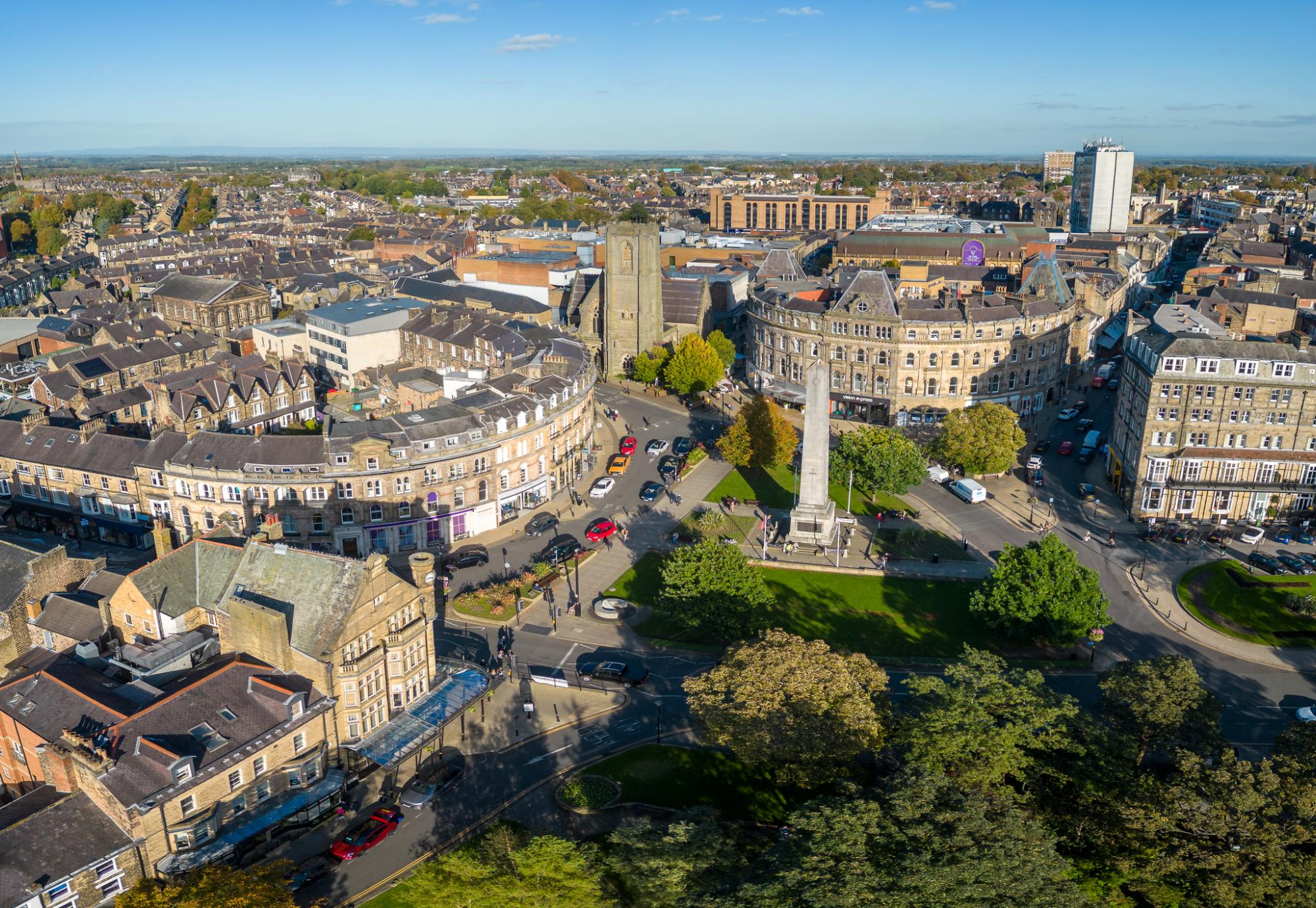 Harrogate from above