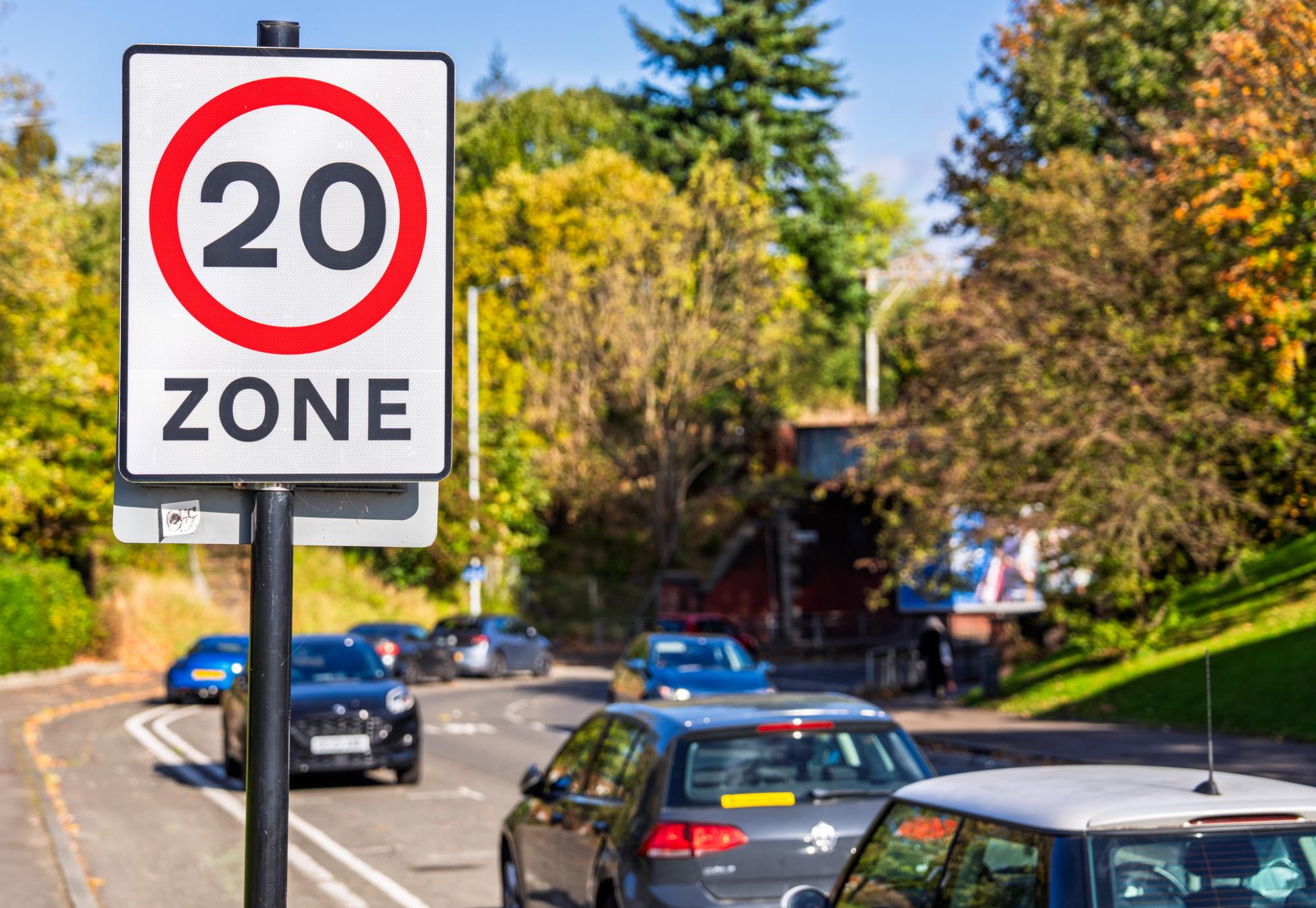 20mph sign