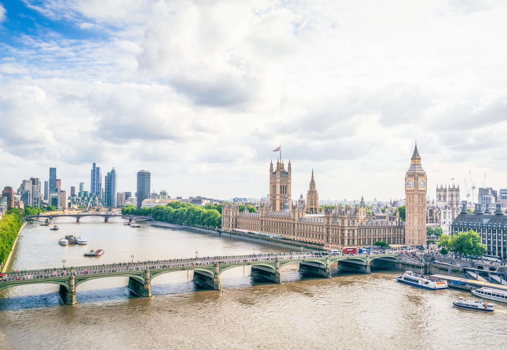 Houses of Parliament and London