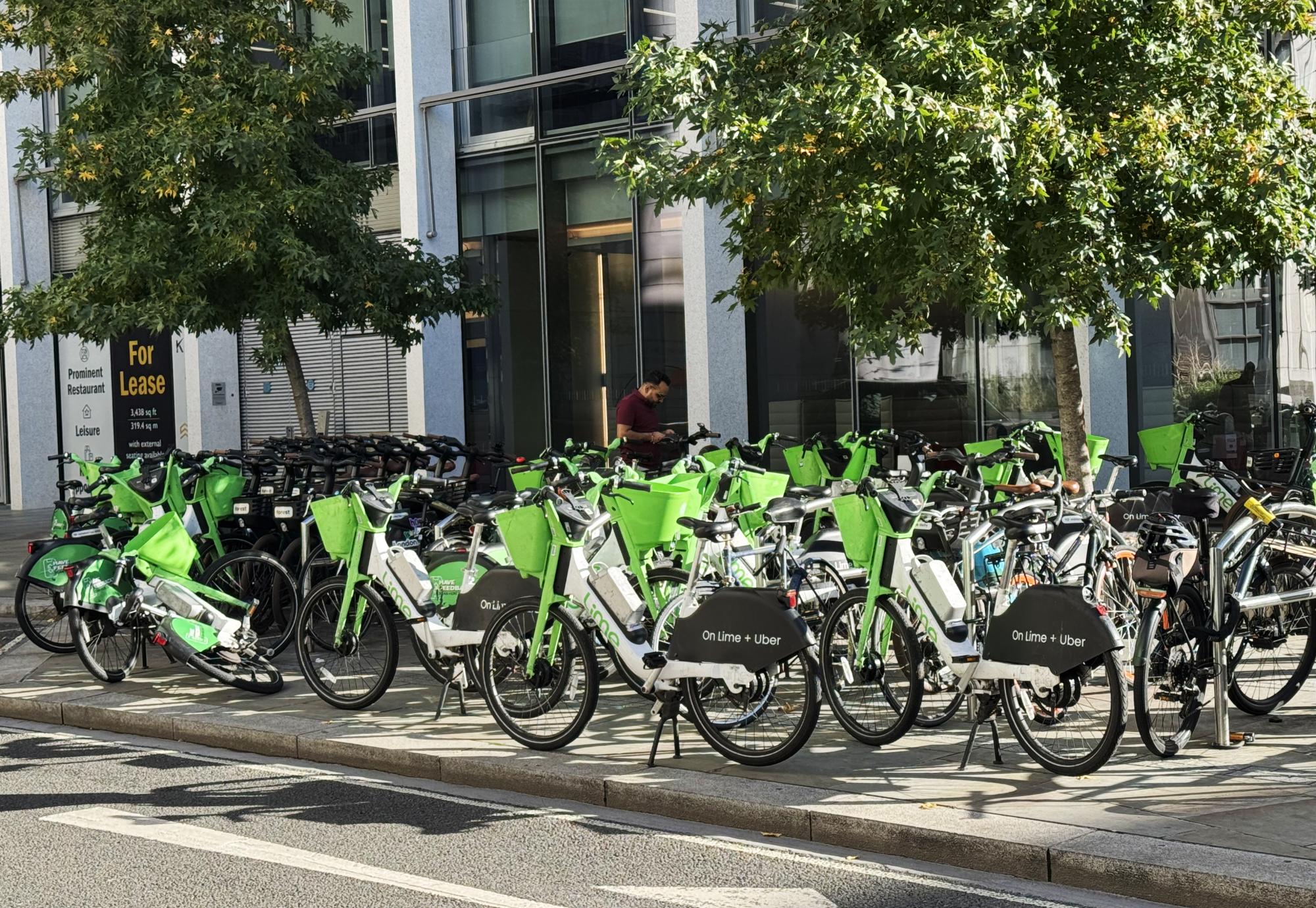 London lime bikes