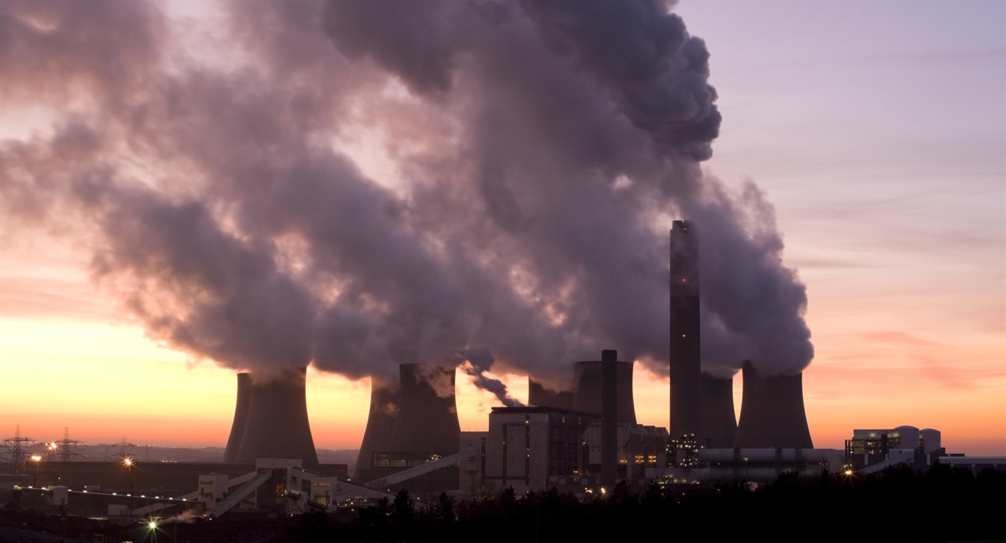 smoke stacks industrial