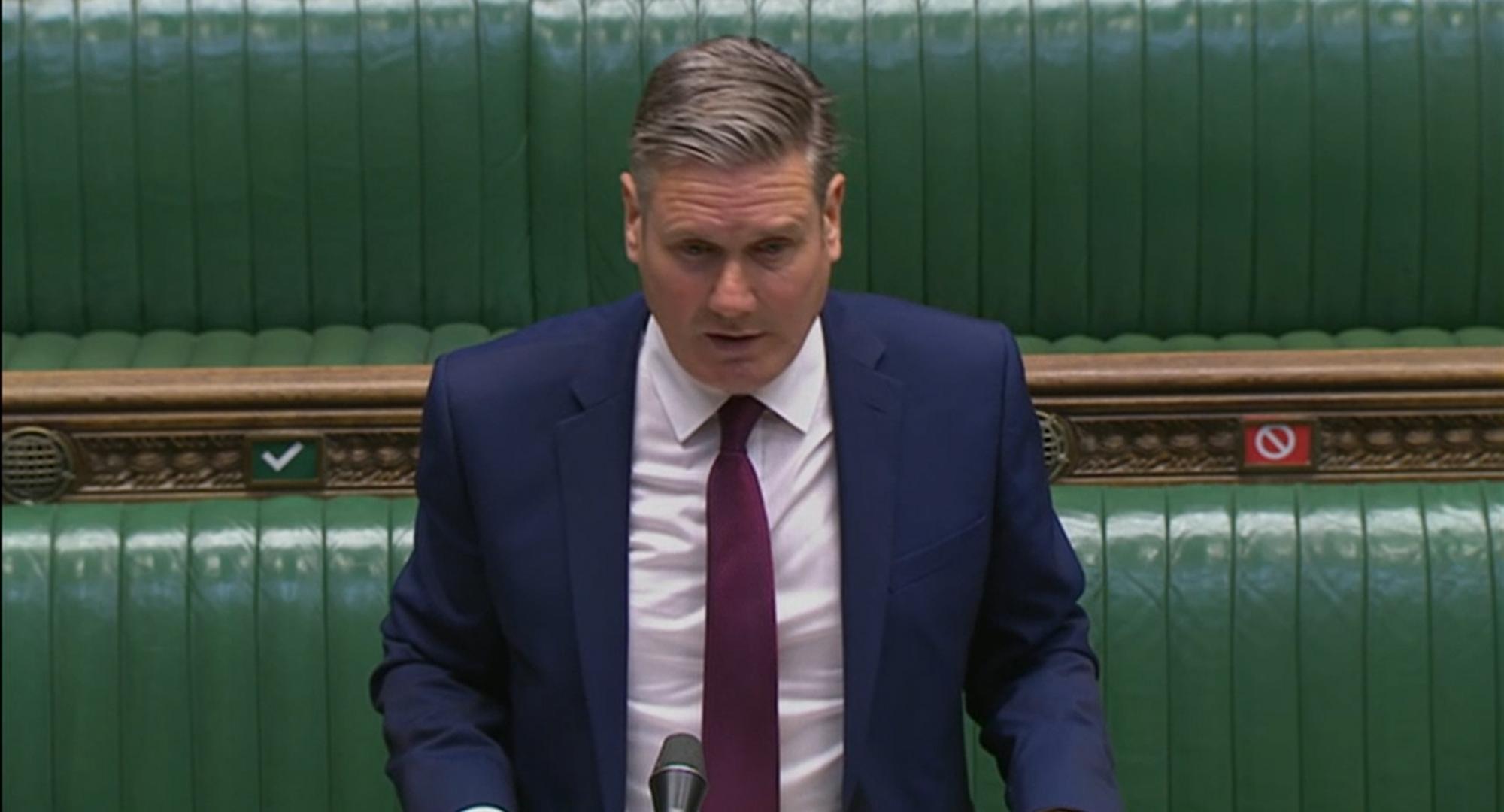 Picture of Keir Starmer at House of Commons