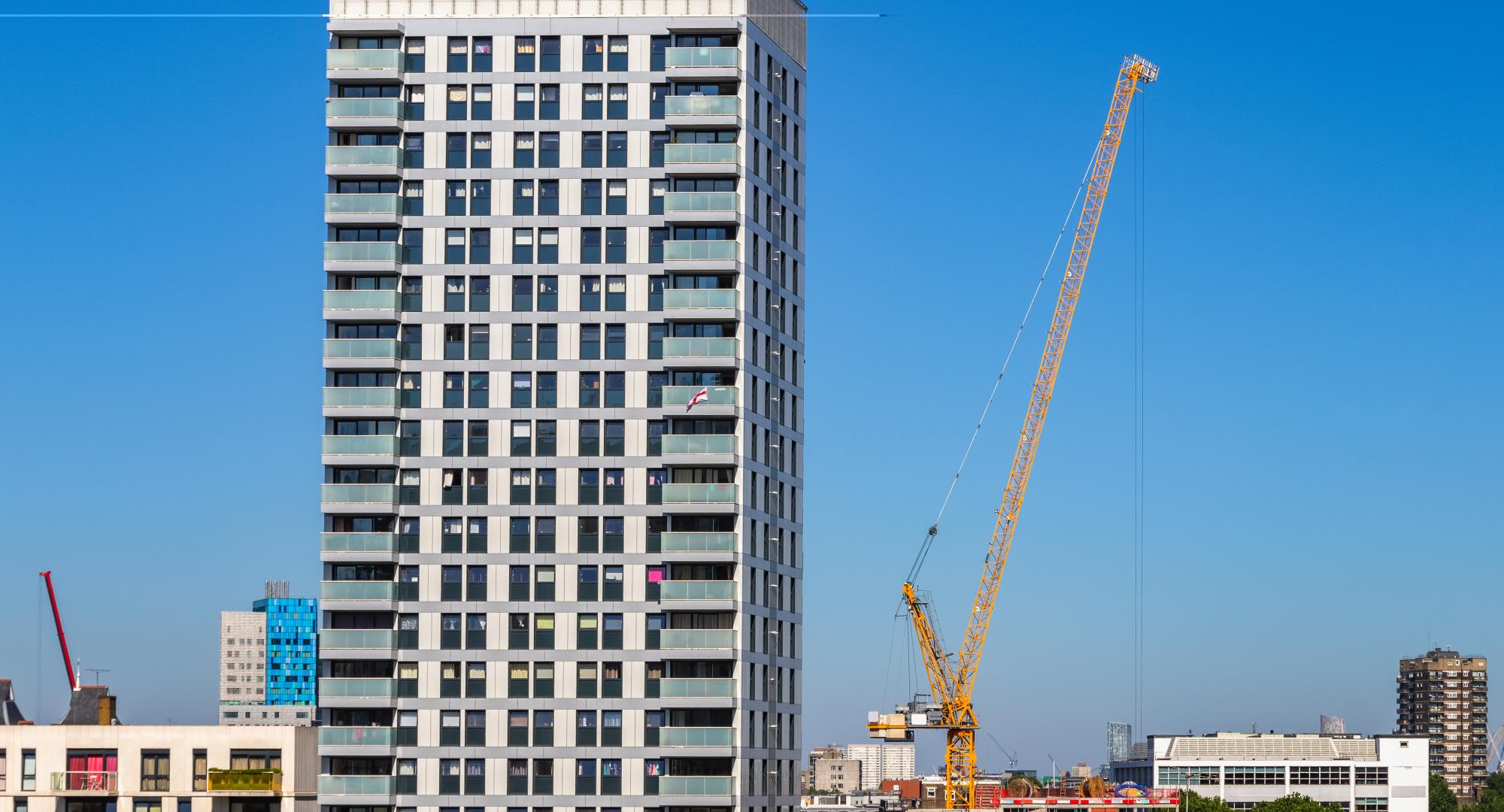 High rise being built