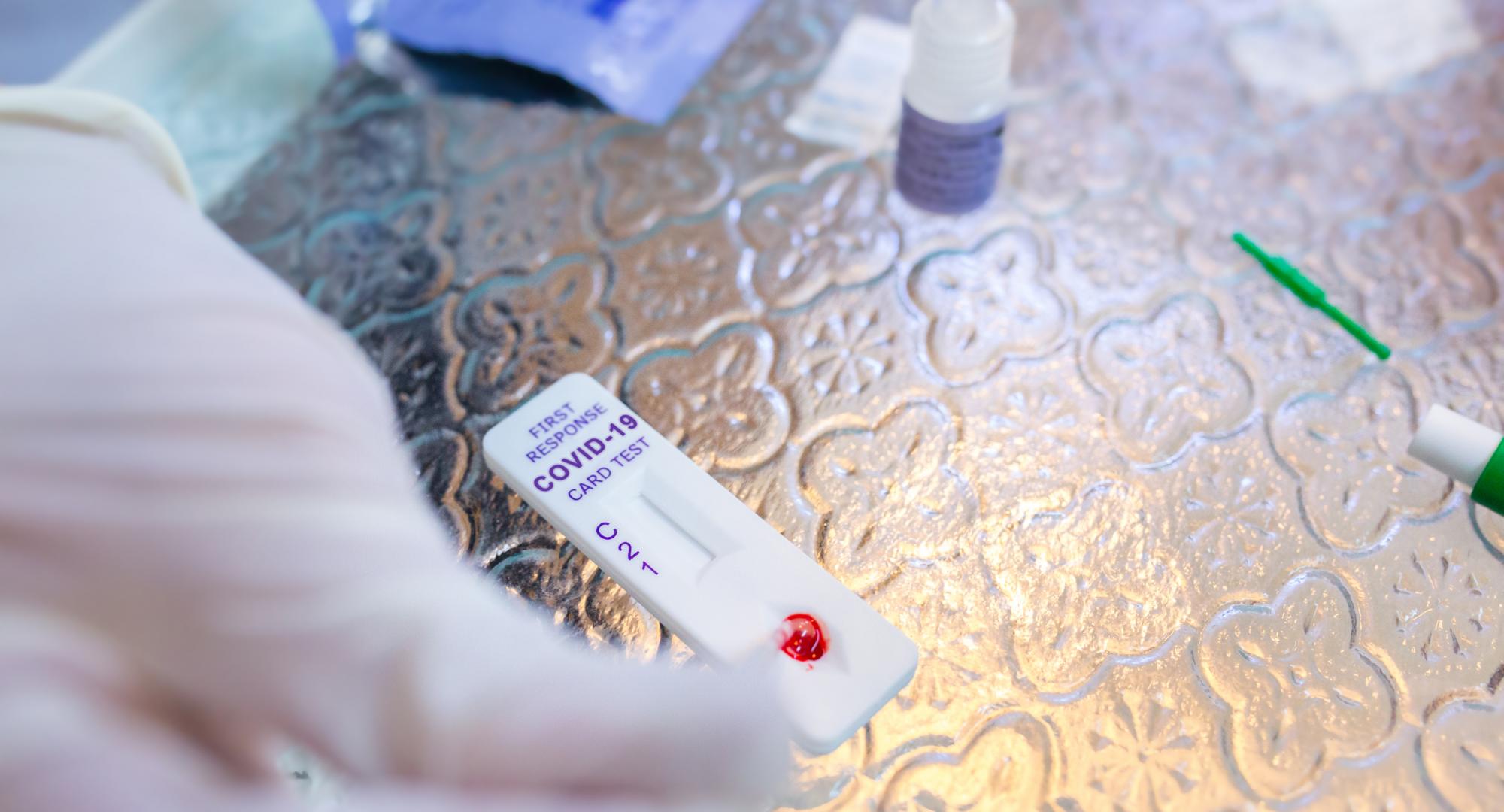 Covid-19 rapid test flow