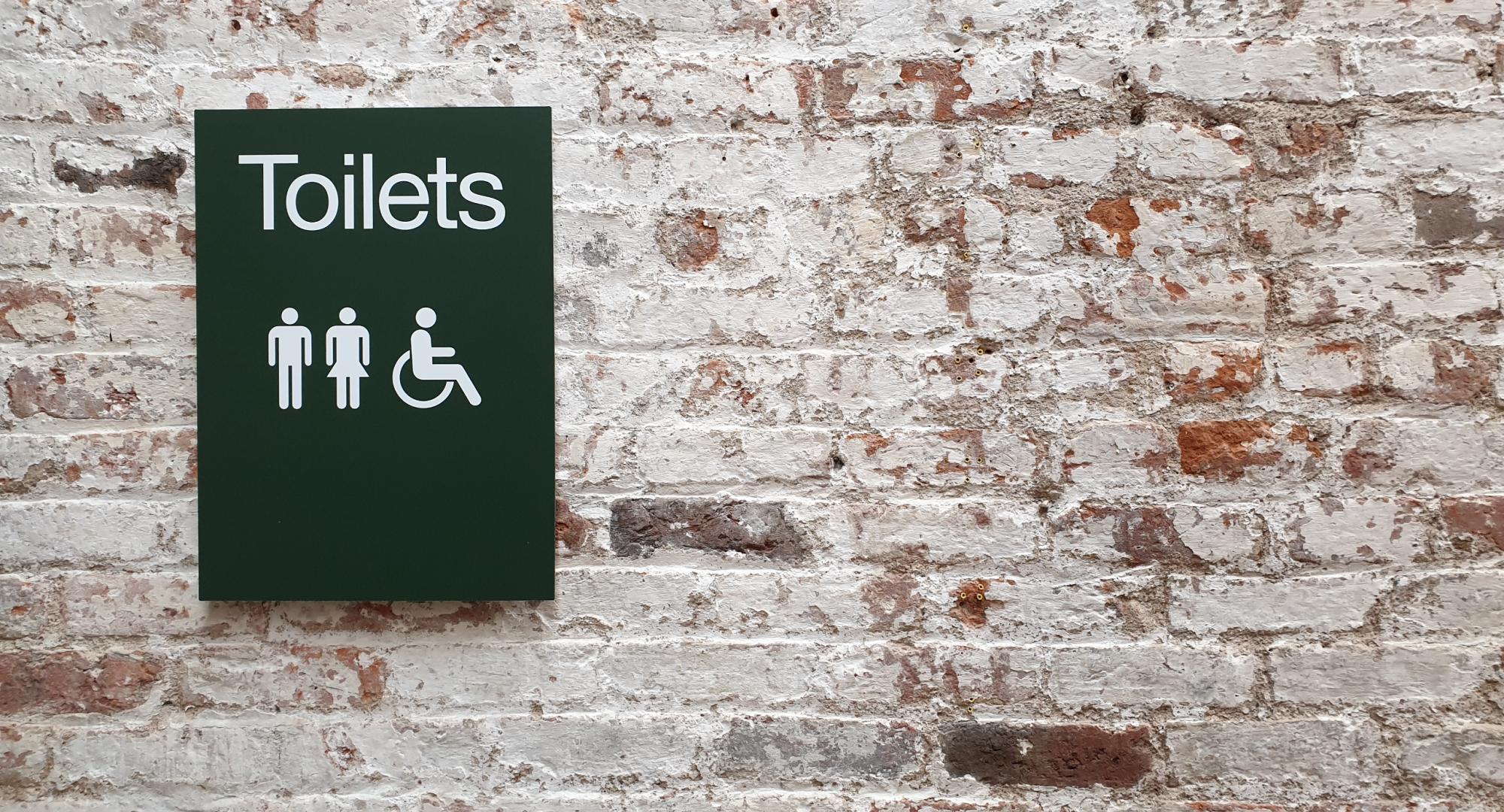 Toilets sign