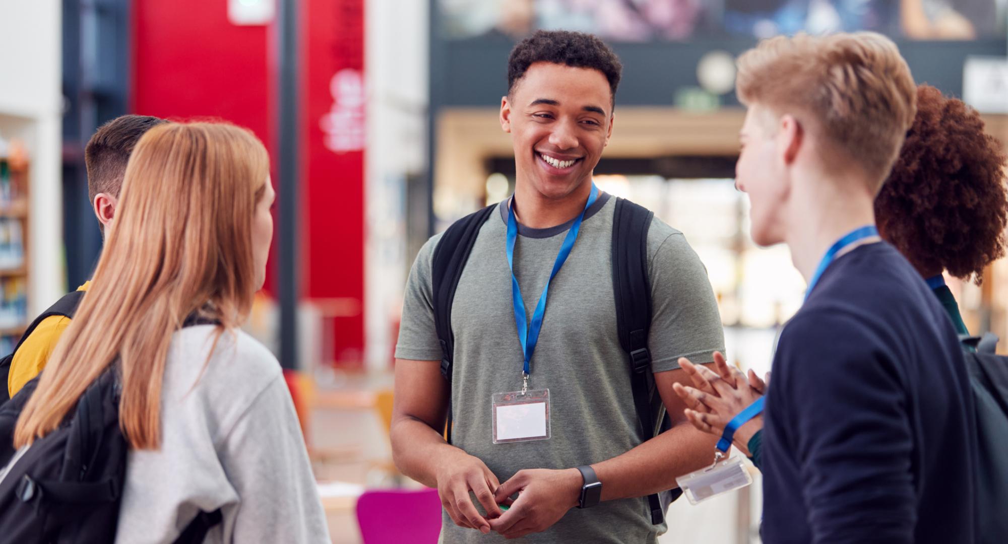 Young people speaking