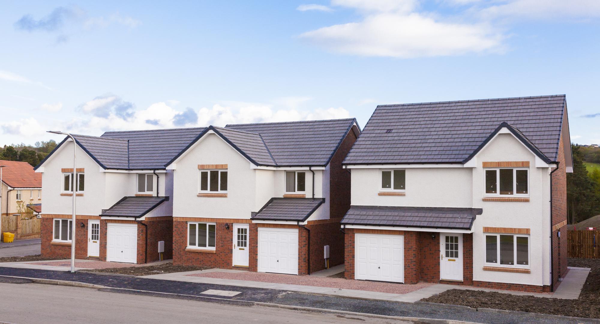 Newly built houses