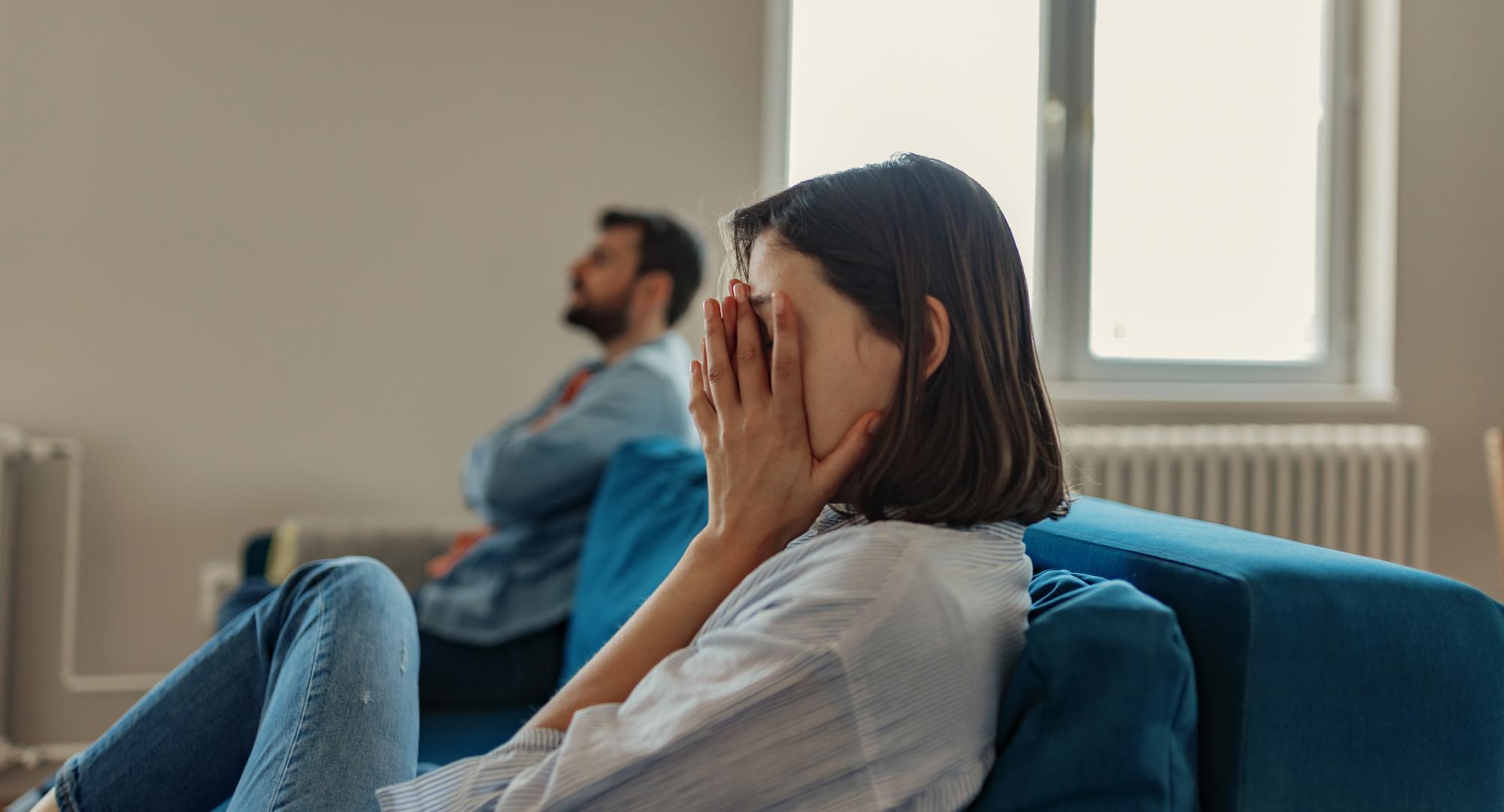 Couple sitting down