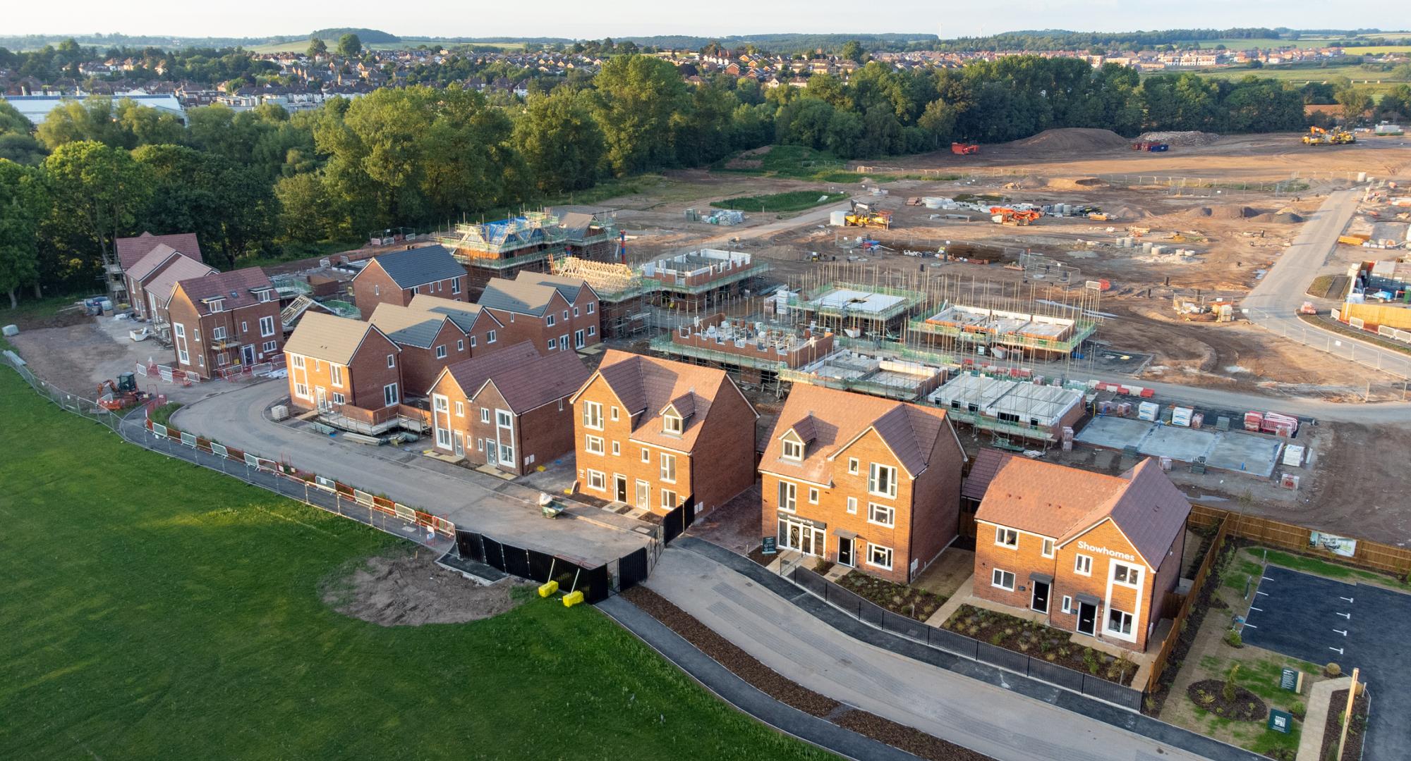 Housing building site