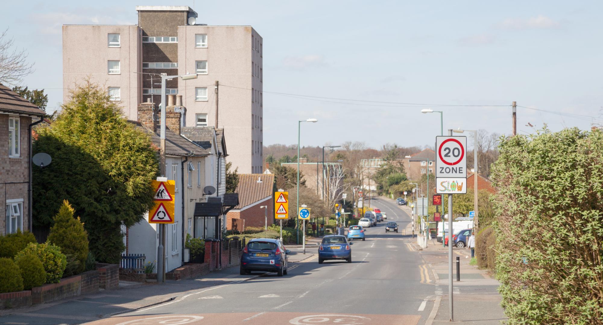 Street scene in Harlow