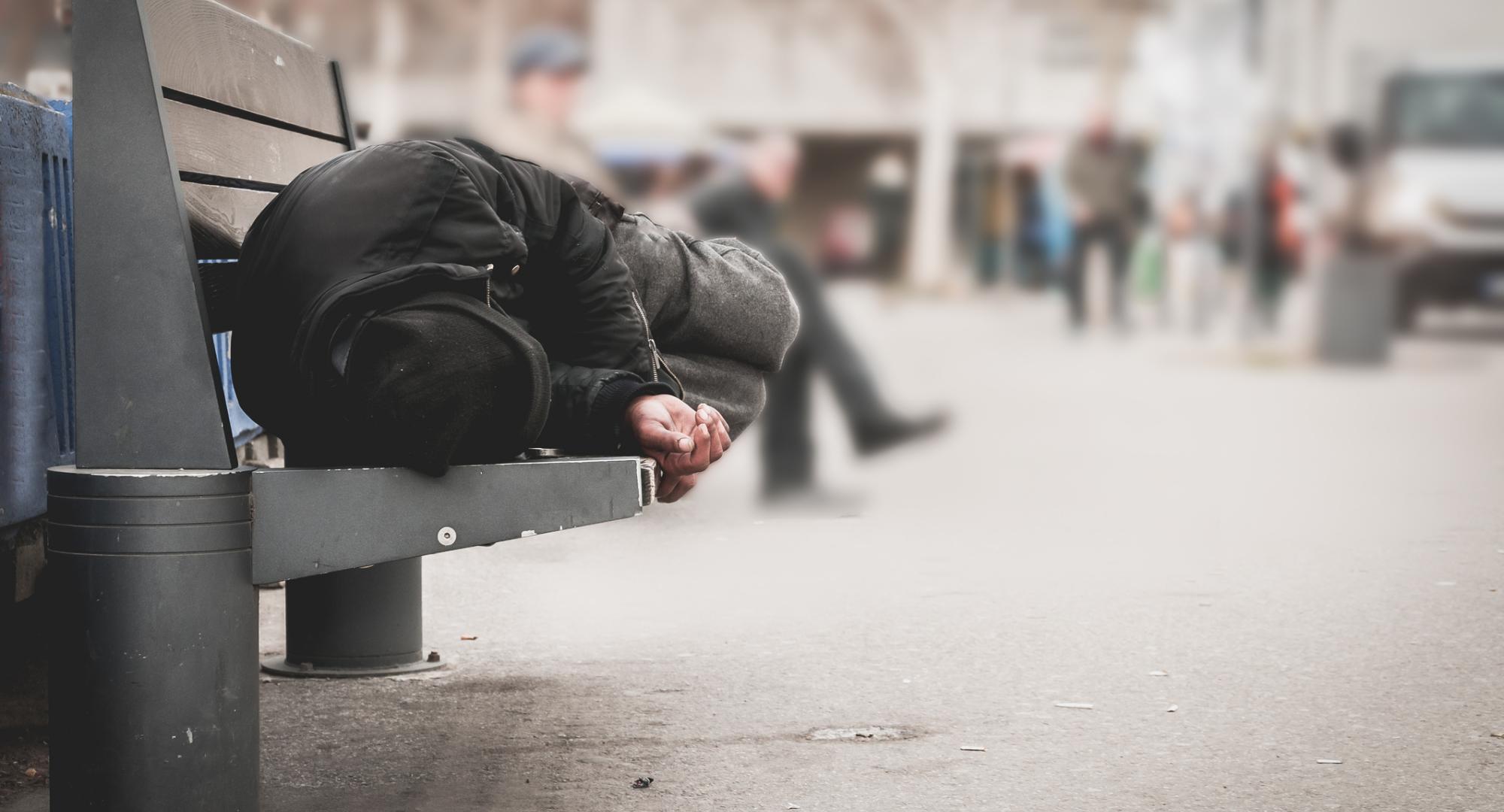 Homeless man