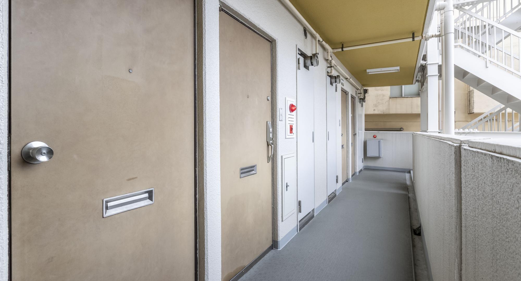 Hallway of a residential block of flats