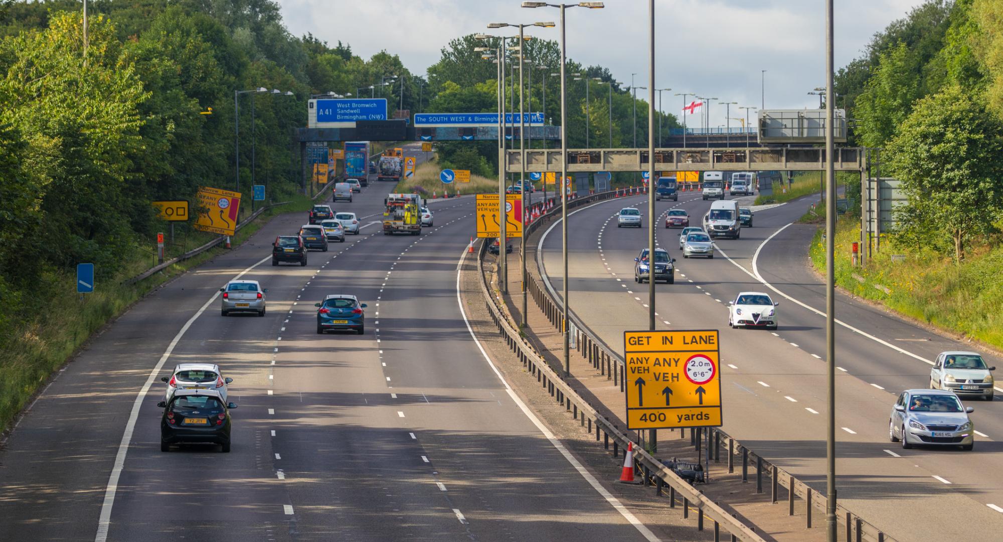 Motorway transport construction