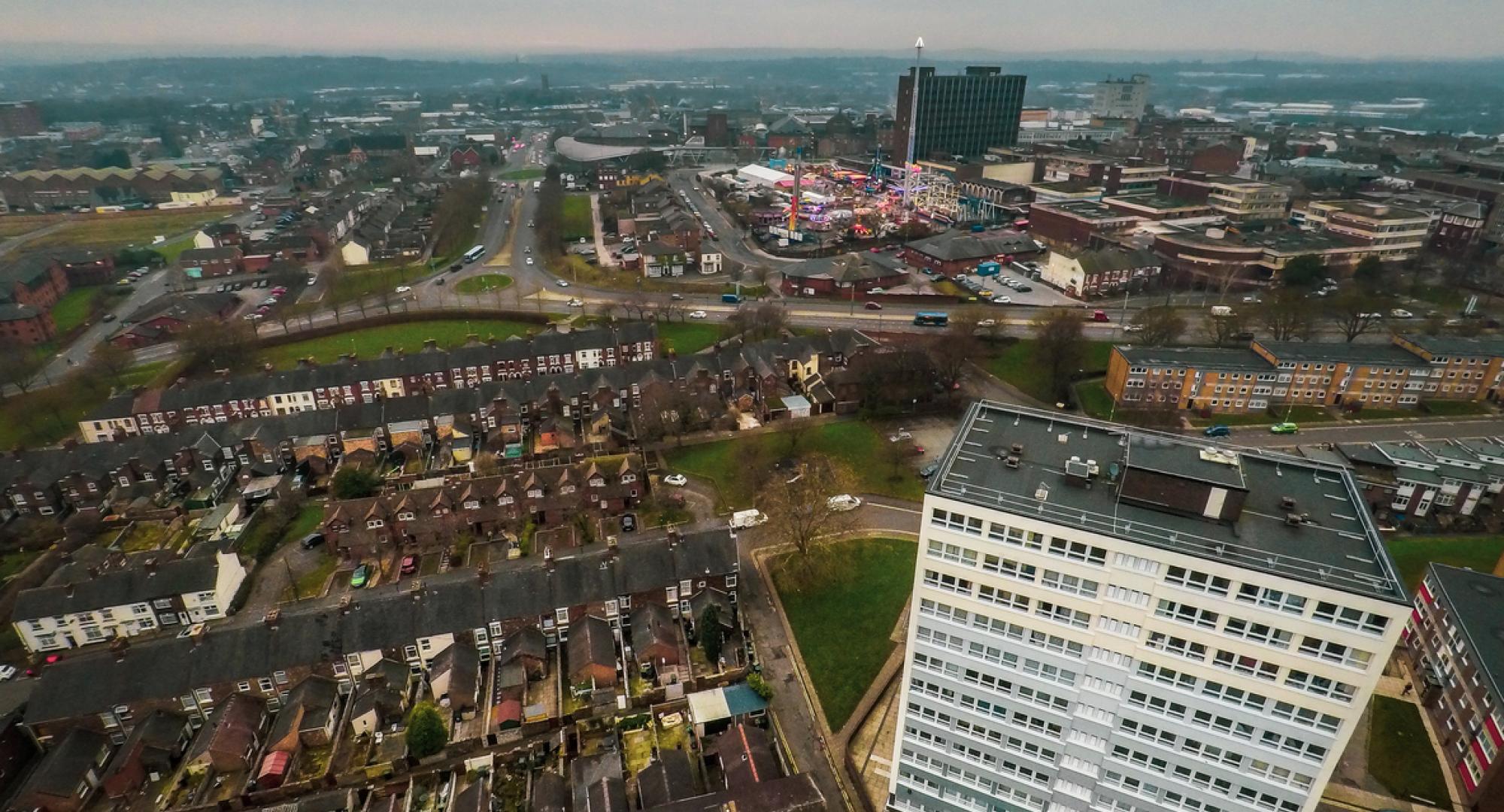 Block of flats in Stoke-on-Trent