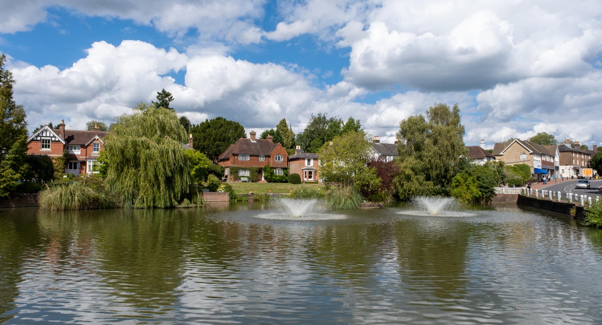 Village pond in Lindfield, Mid Sussex
