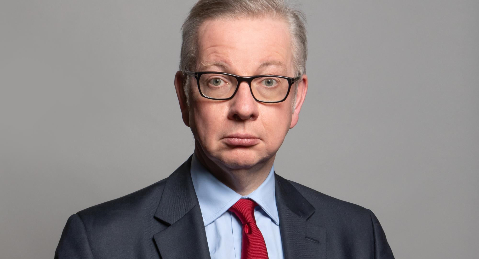 Official portrait of Michael Gove, UK Secretary of State