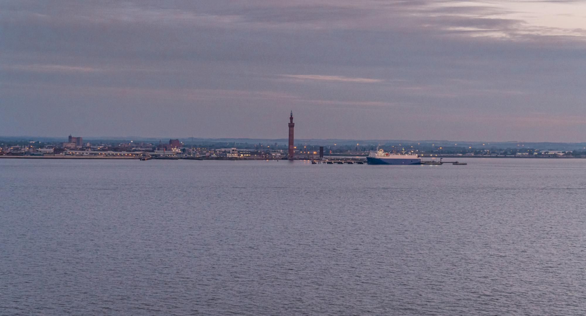 View of the coast in grimsby