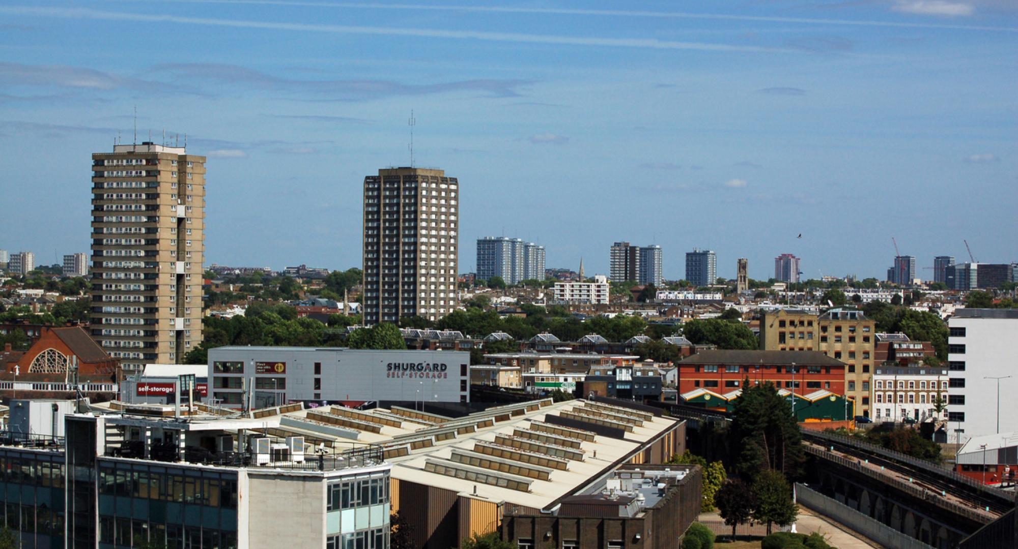 View of Grenfell Tower