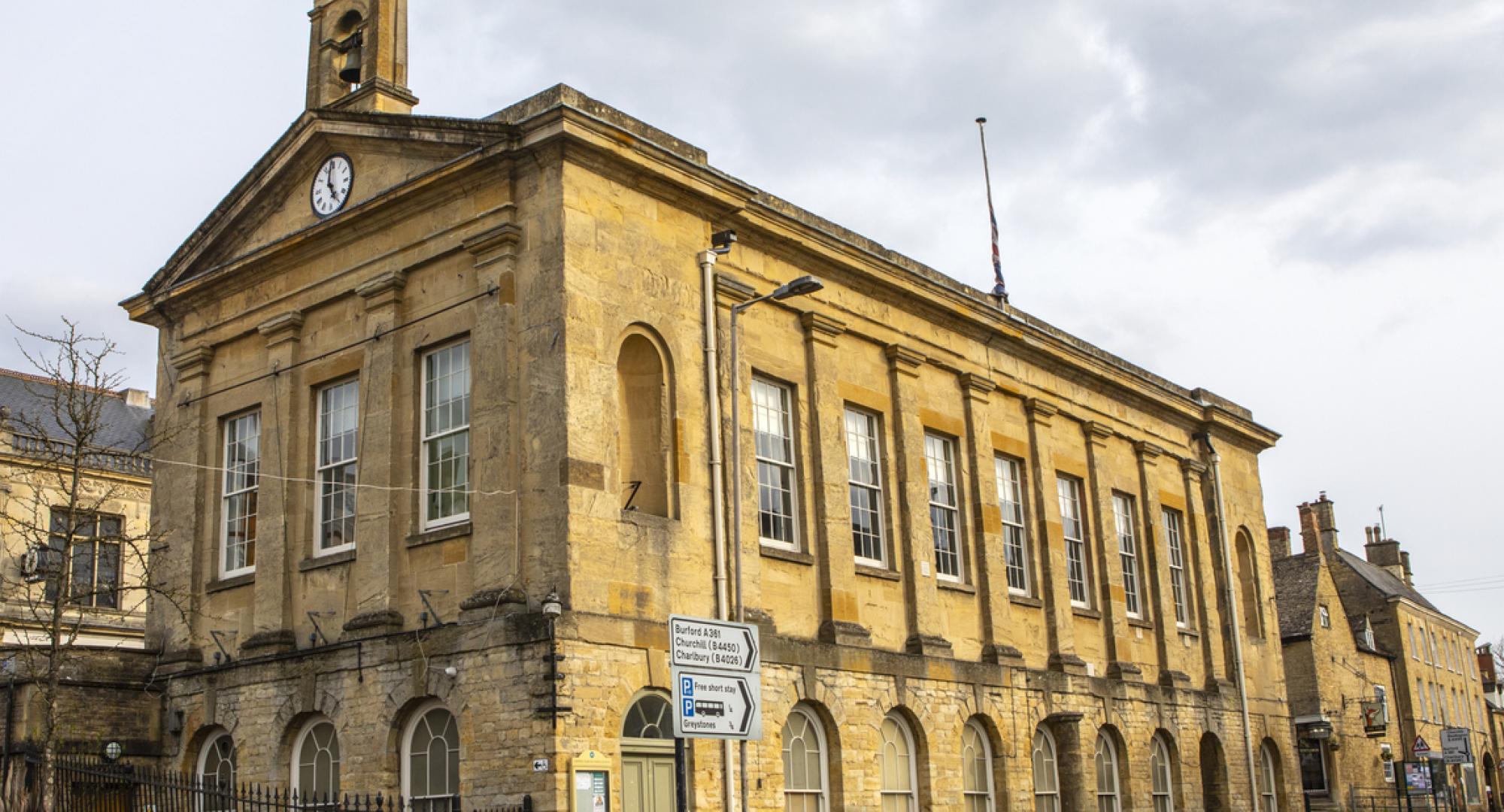 Town hall in Chipping Norton, West Oxfordshire