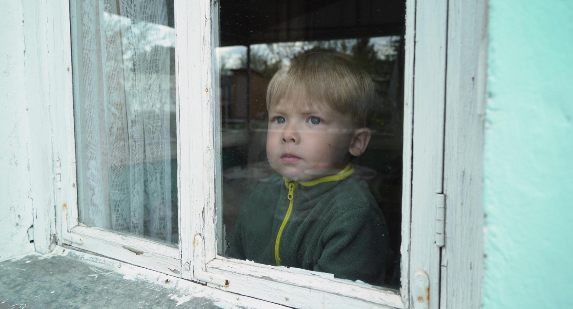 Child looking sad