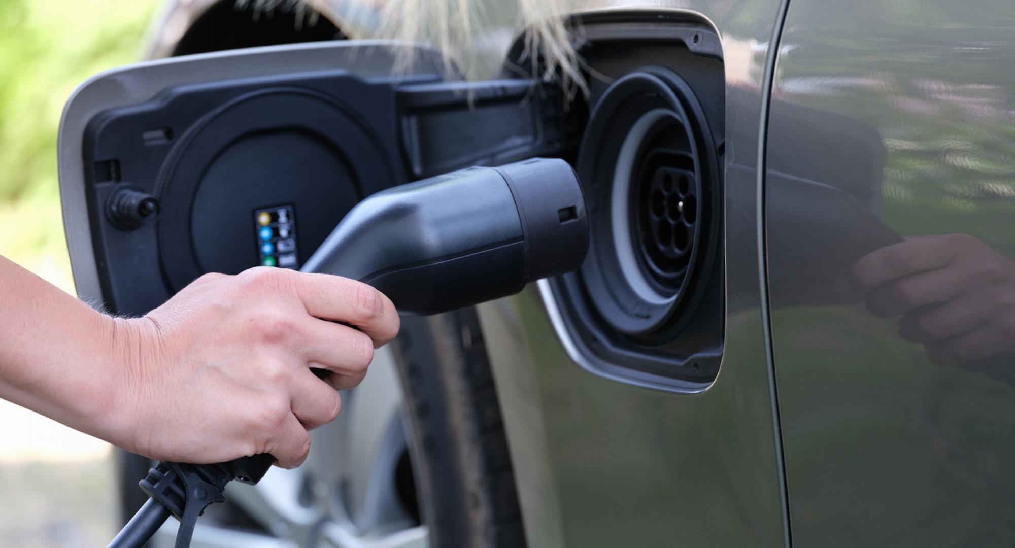 Female plugs in EV charger