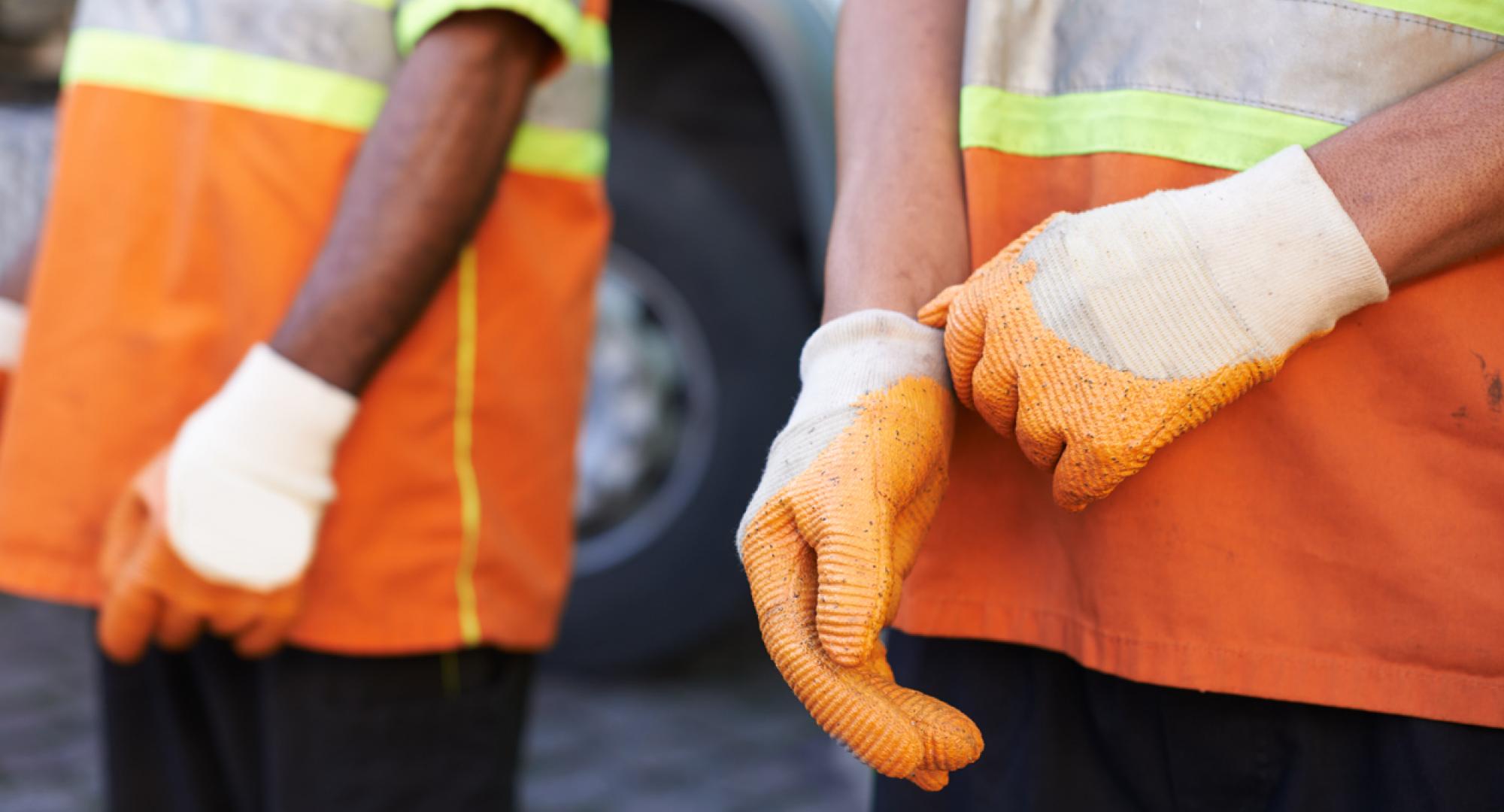 Two bin men