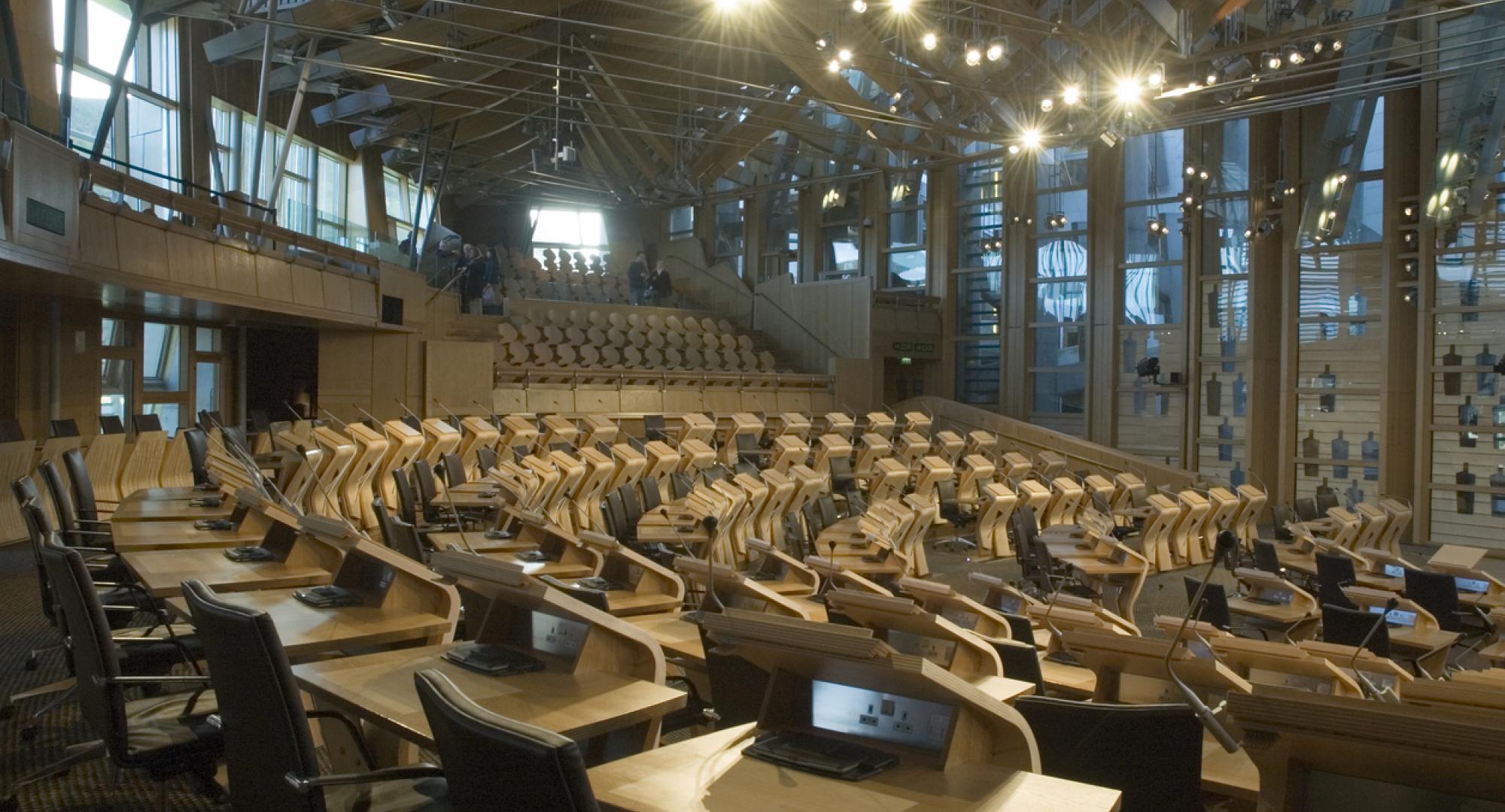 Scottish Parliament chamber