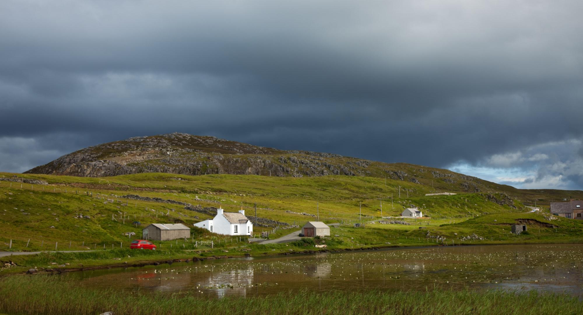 A croft in the Outer Hebrides of Scotland