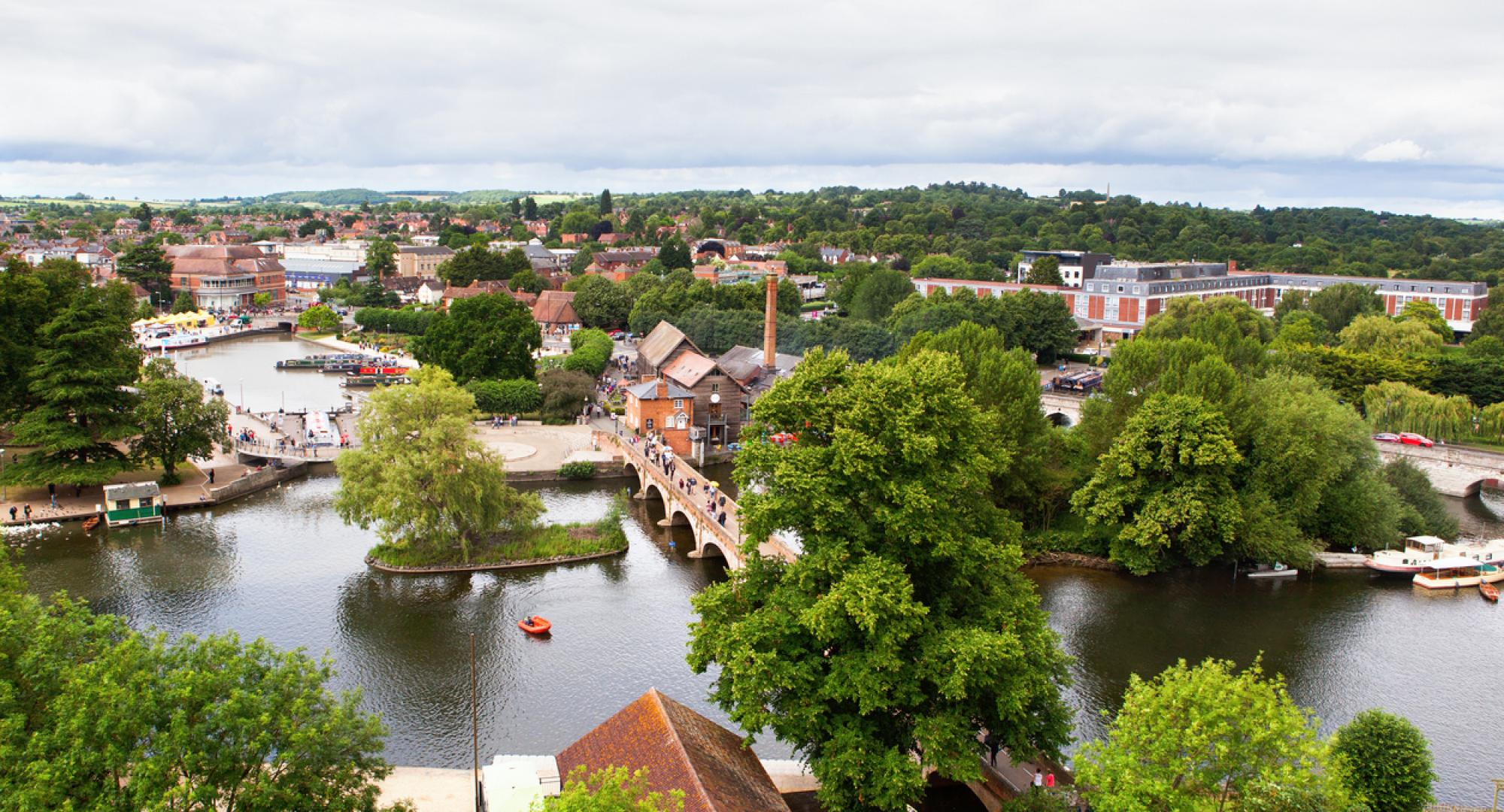 Stratford-on-Avon from above