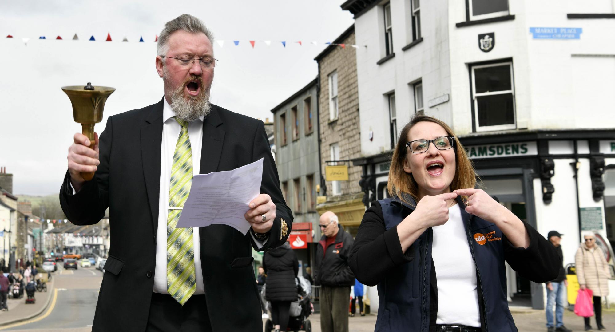 Town criers in Cumbria