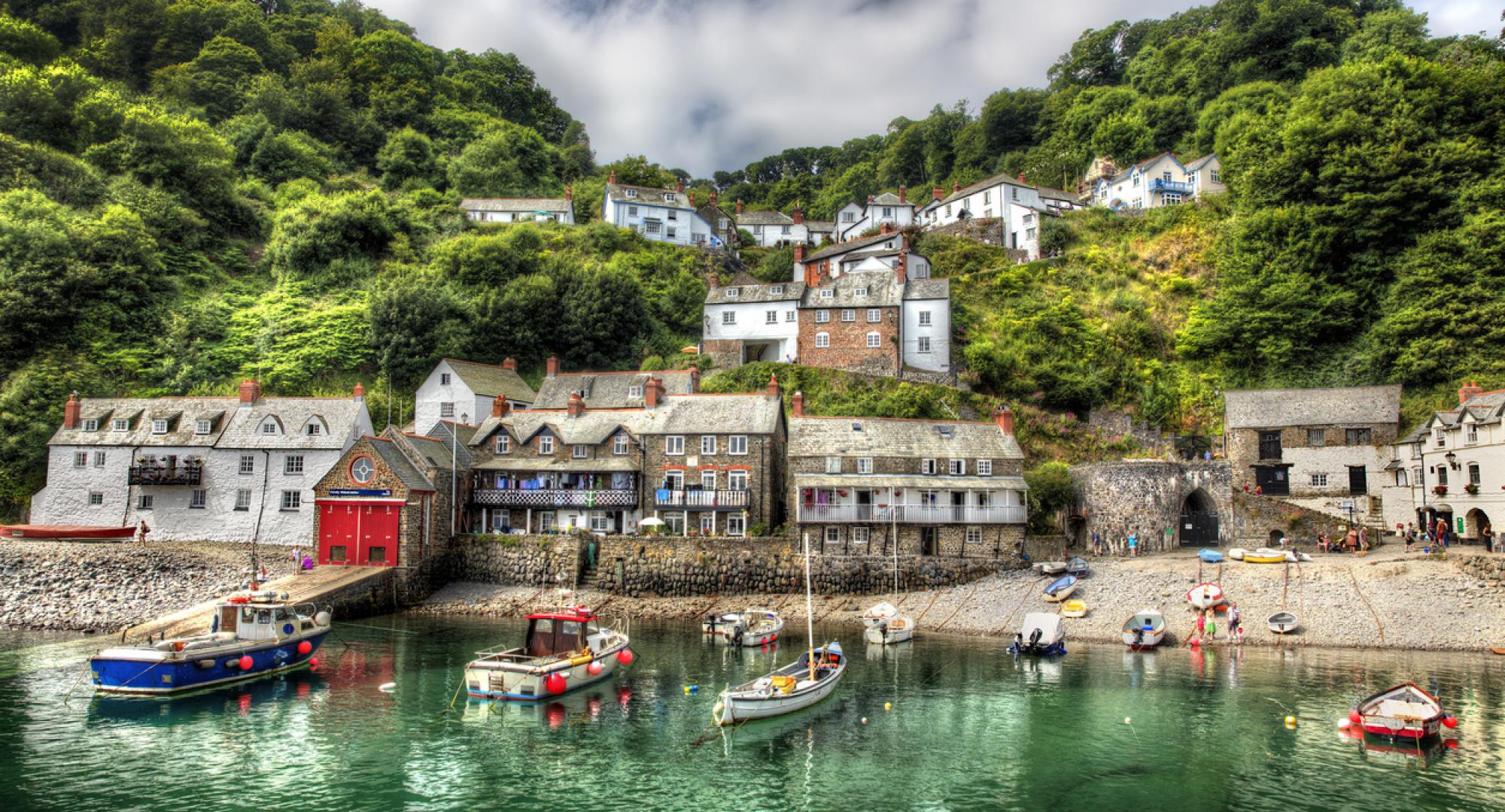 From Clovelly, a fishing port in Devon